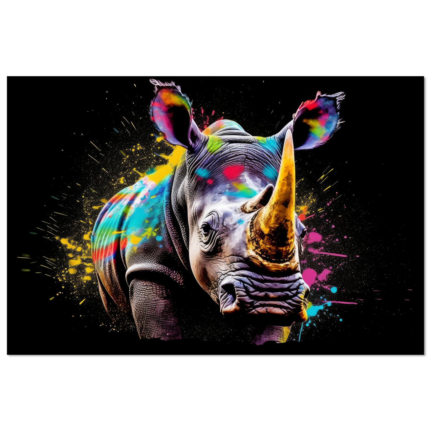 Rhinoceros pop art (WILD115)