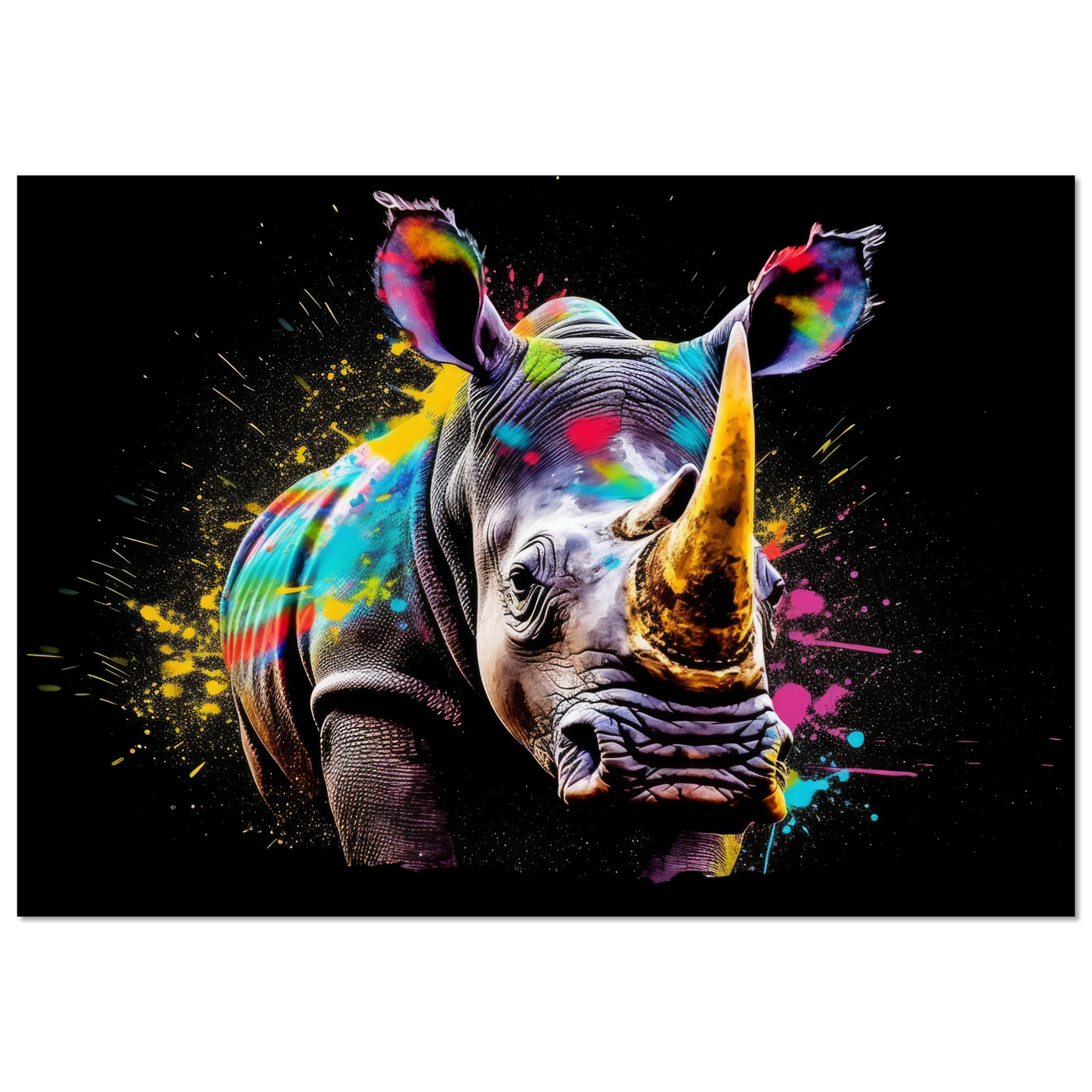 Rhinoceros pop art (WILD115)