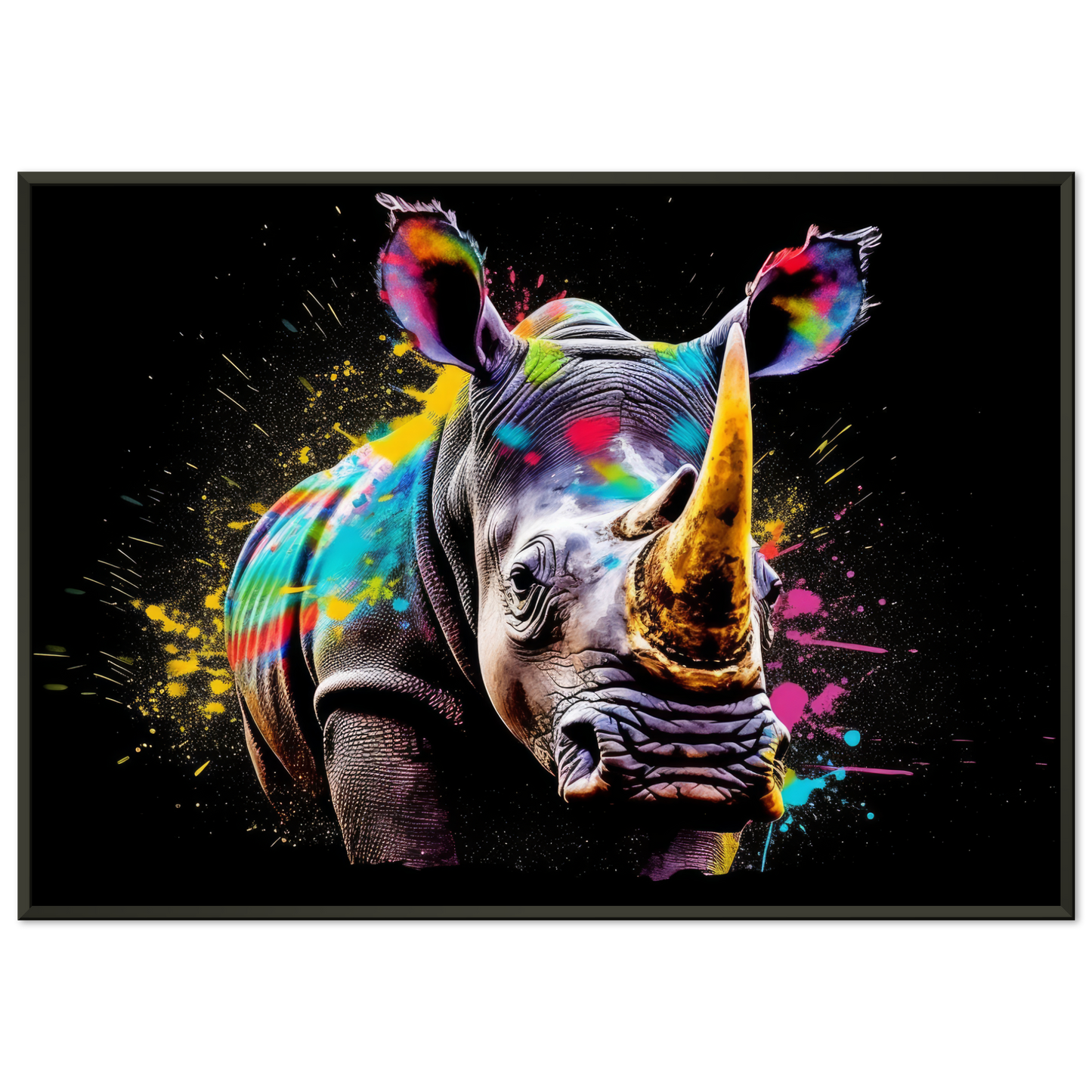 Rhinoceros pop art (WILD115)