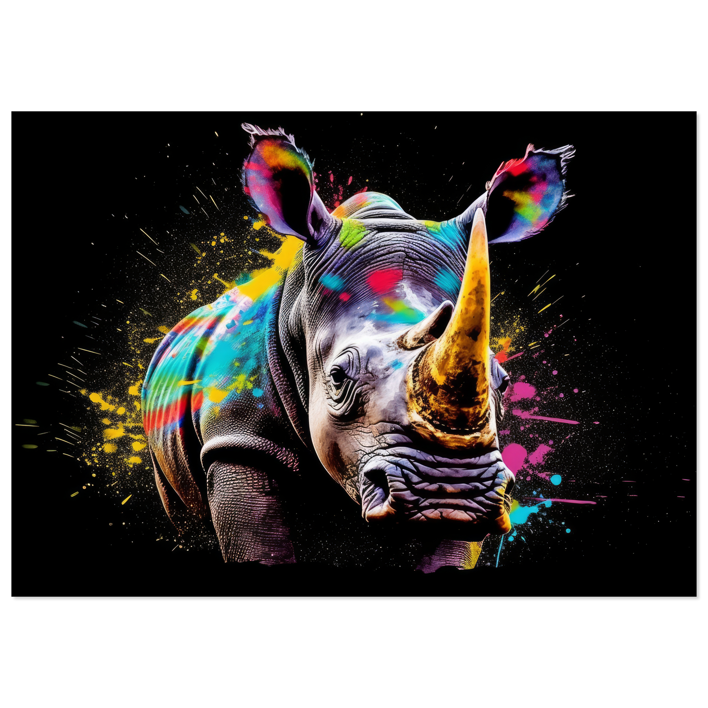 Rhinoceros pop art (WILD115)