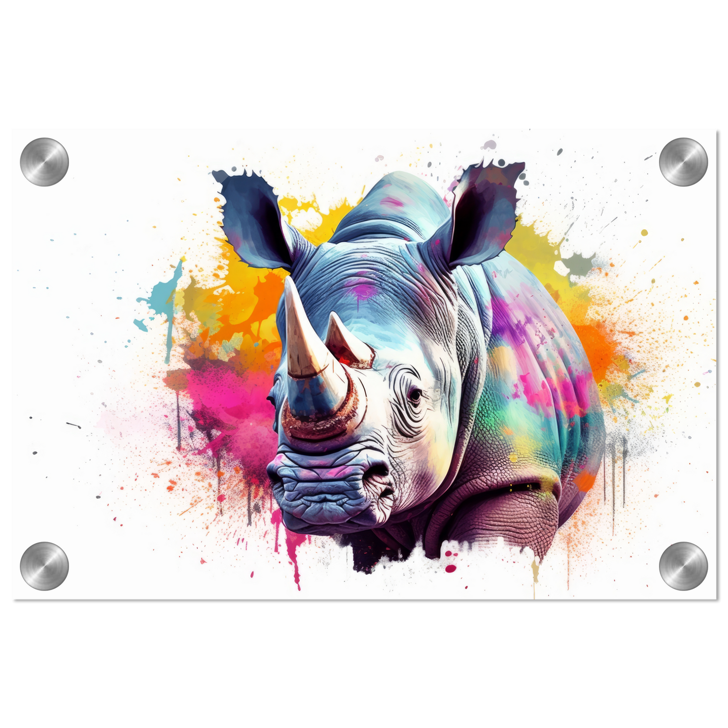 Rhinozeros Pop-Art (WILD120)