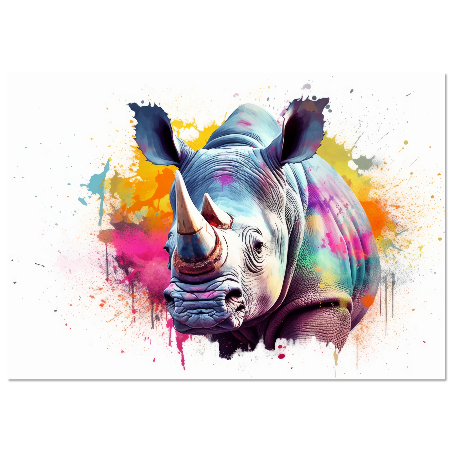 Rhinozeros Pop-Art (WILD120)