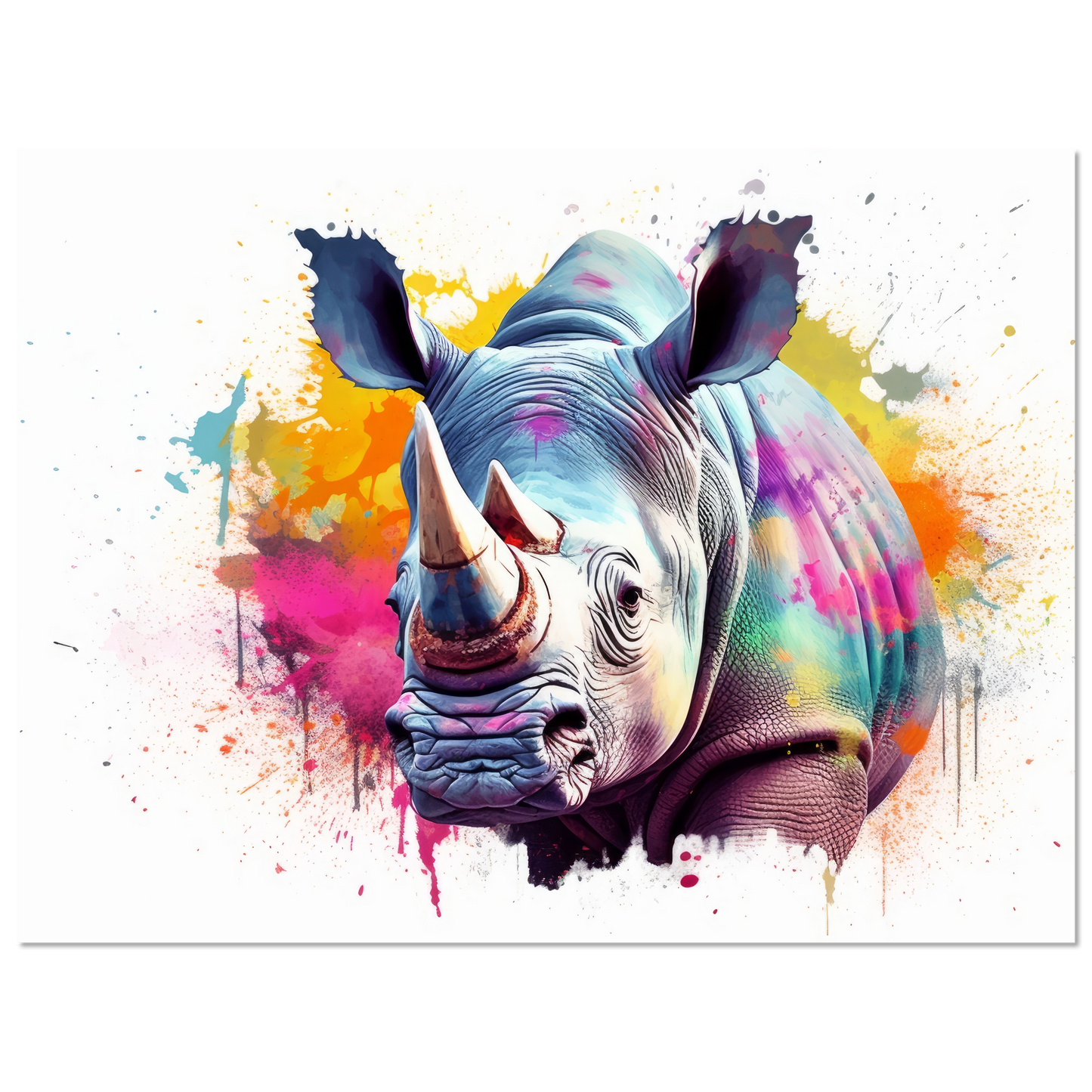 Rhinozeros Pop-Art (WILD120)