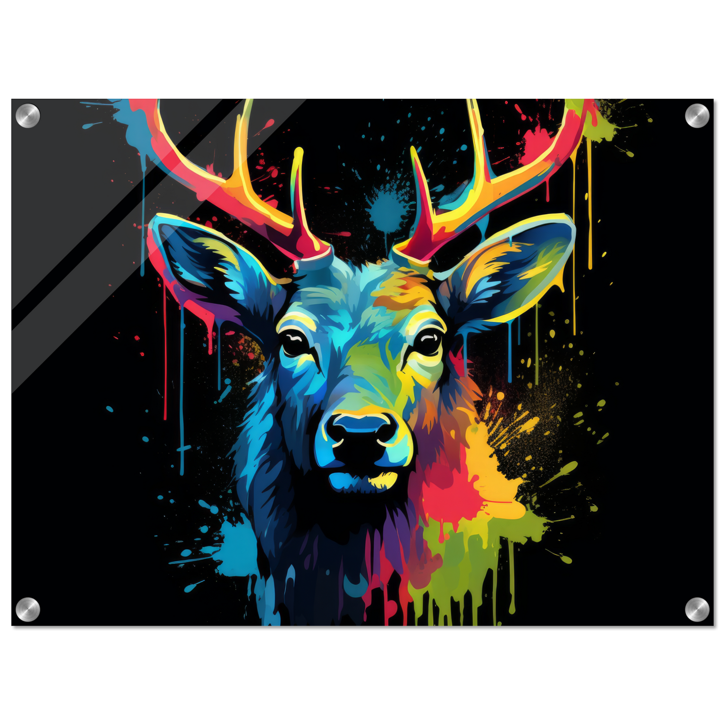 Deer pop art (WILD128)