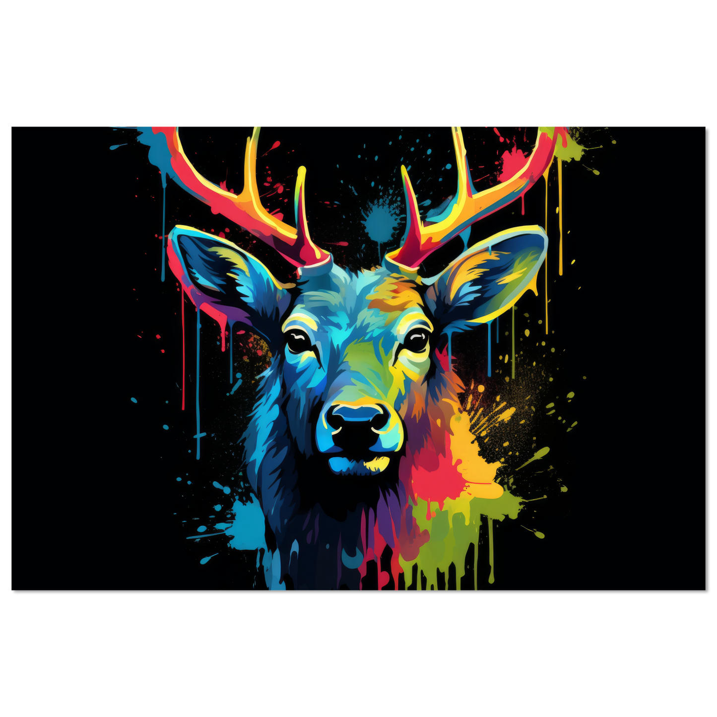 Deer pop art (WILD128)