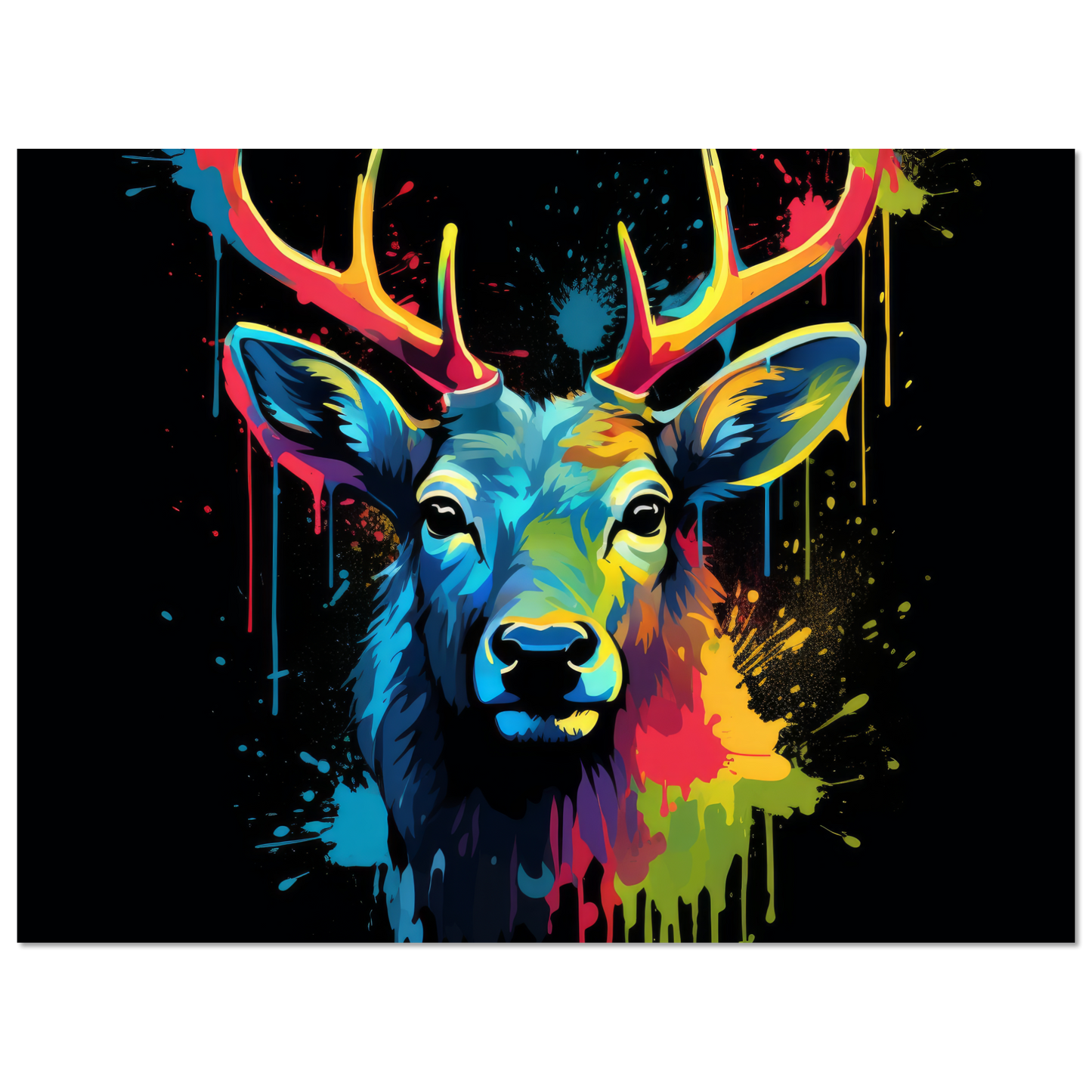 Deer pop art (WILD128)