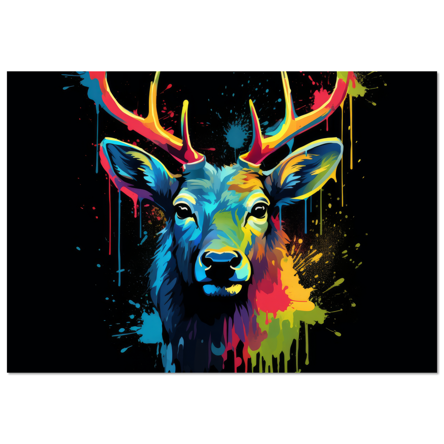 Deer pop art (WILD128)