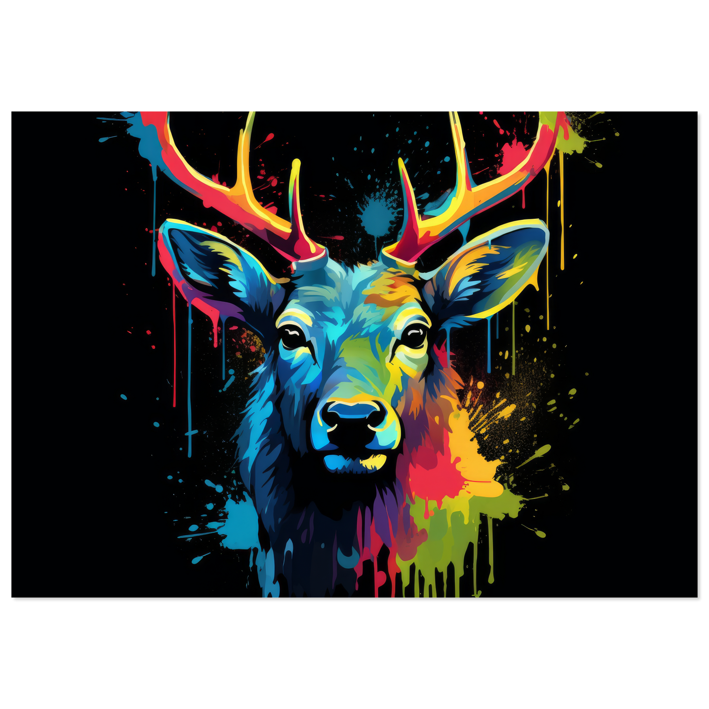 Deer pop art (WILD128)