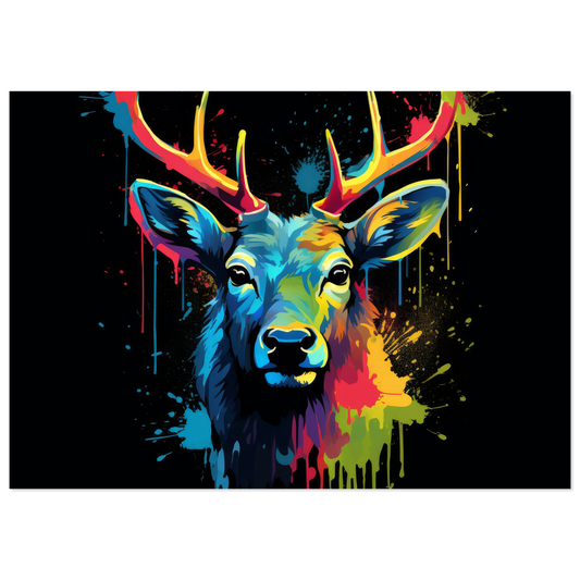 Hirsch Pop-Art (WILD128)