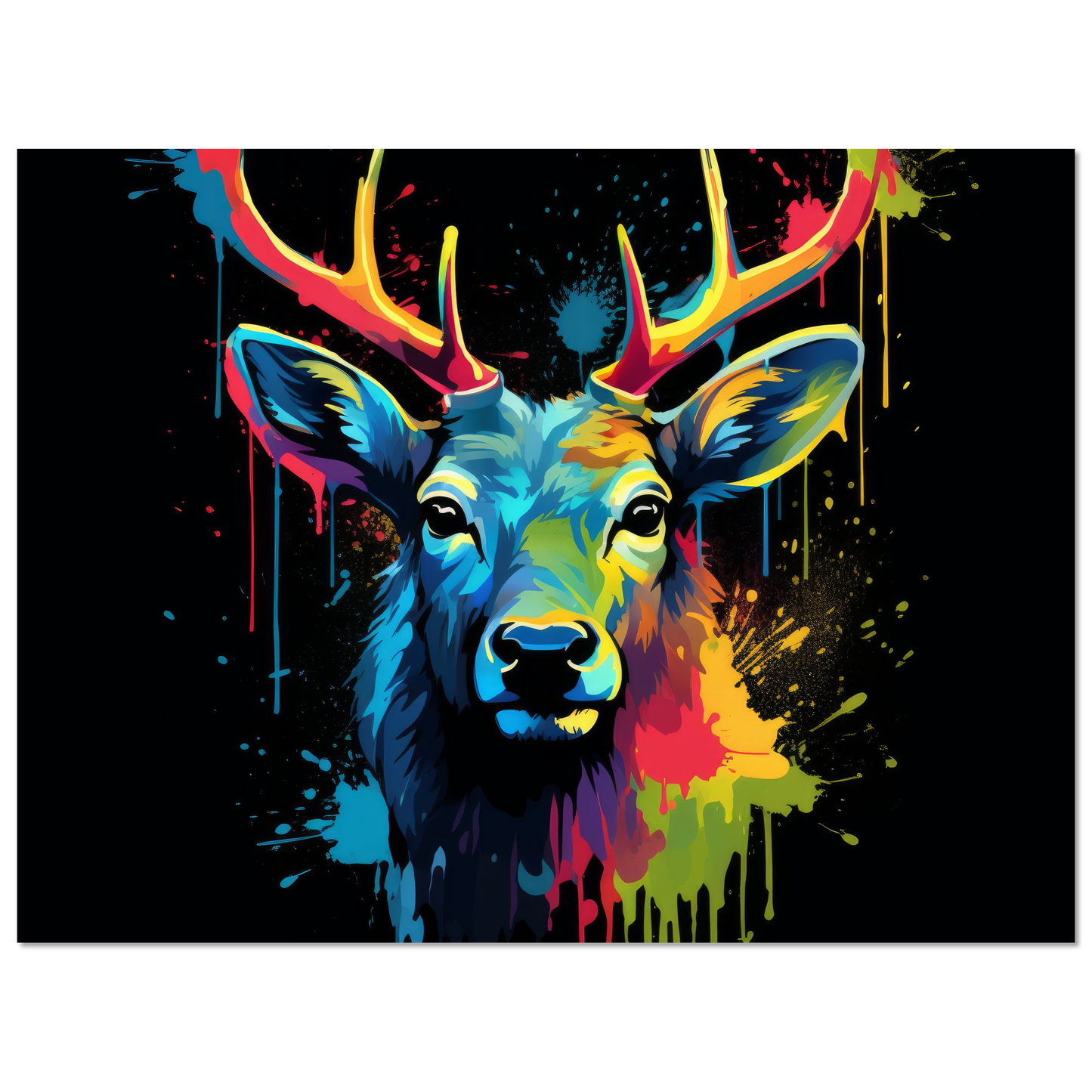 Deer pop art (WILD128)
