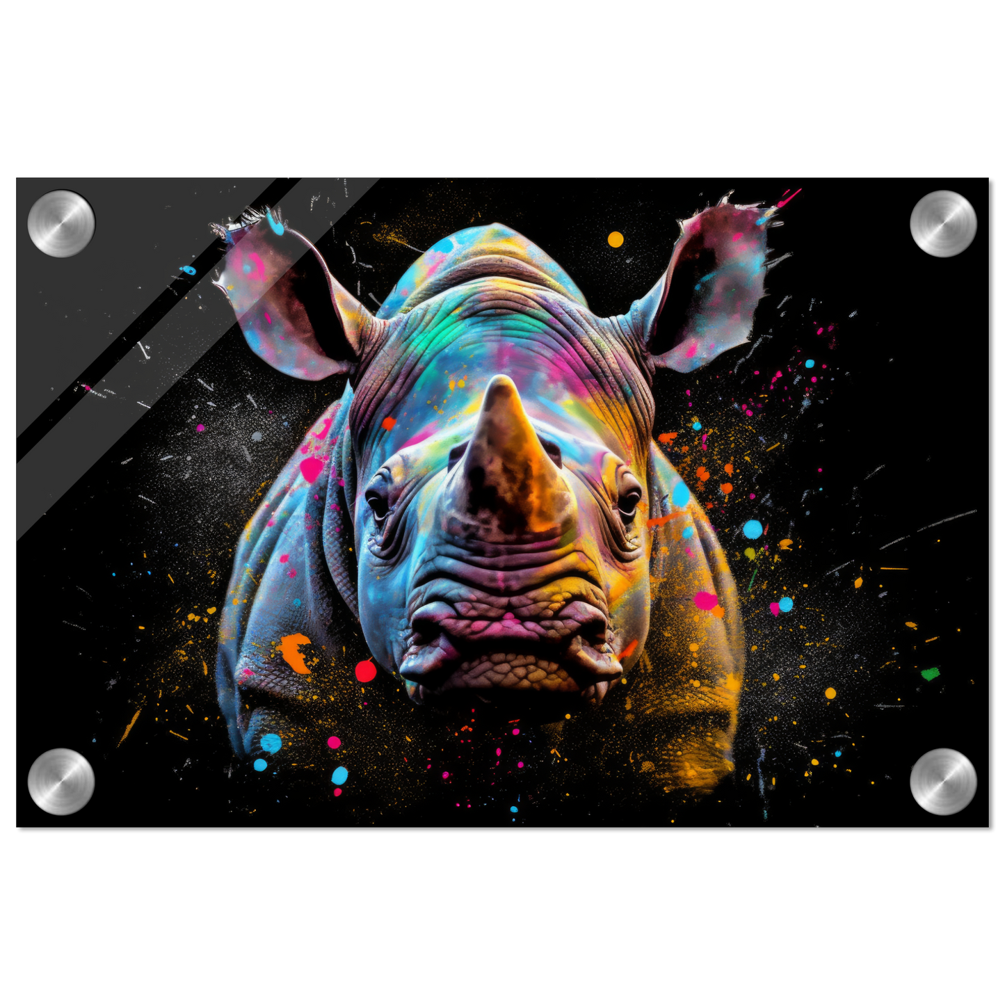 Rhinoceros pop art (WILD129)