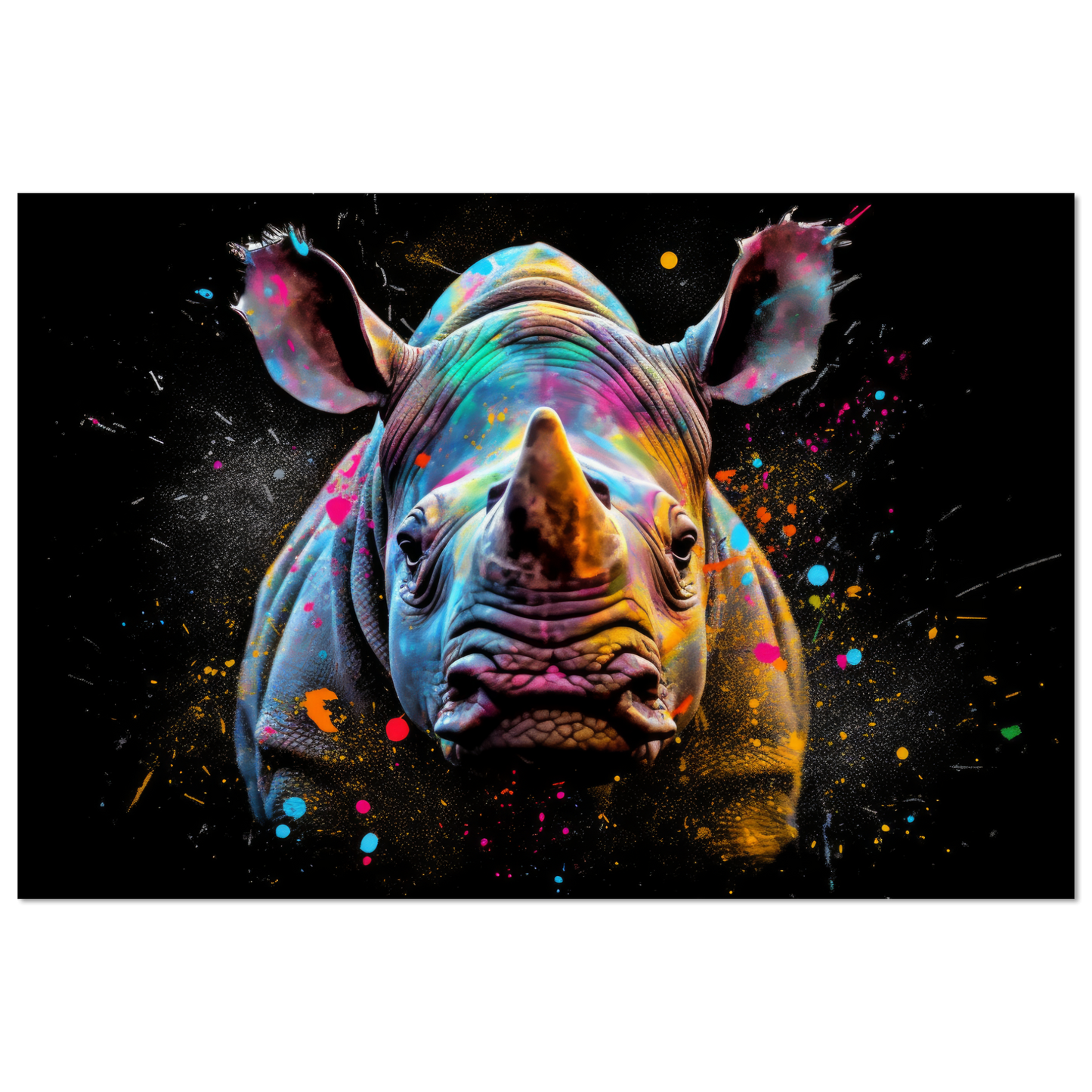 Rhinoceros pop art (WILD129)