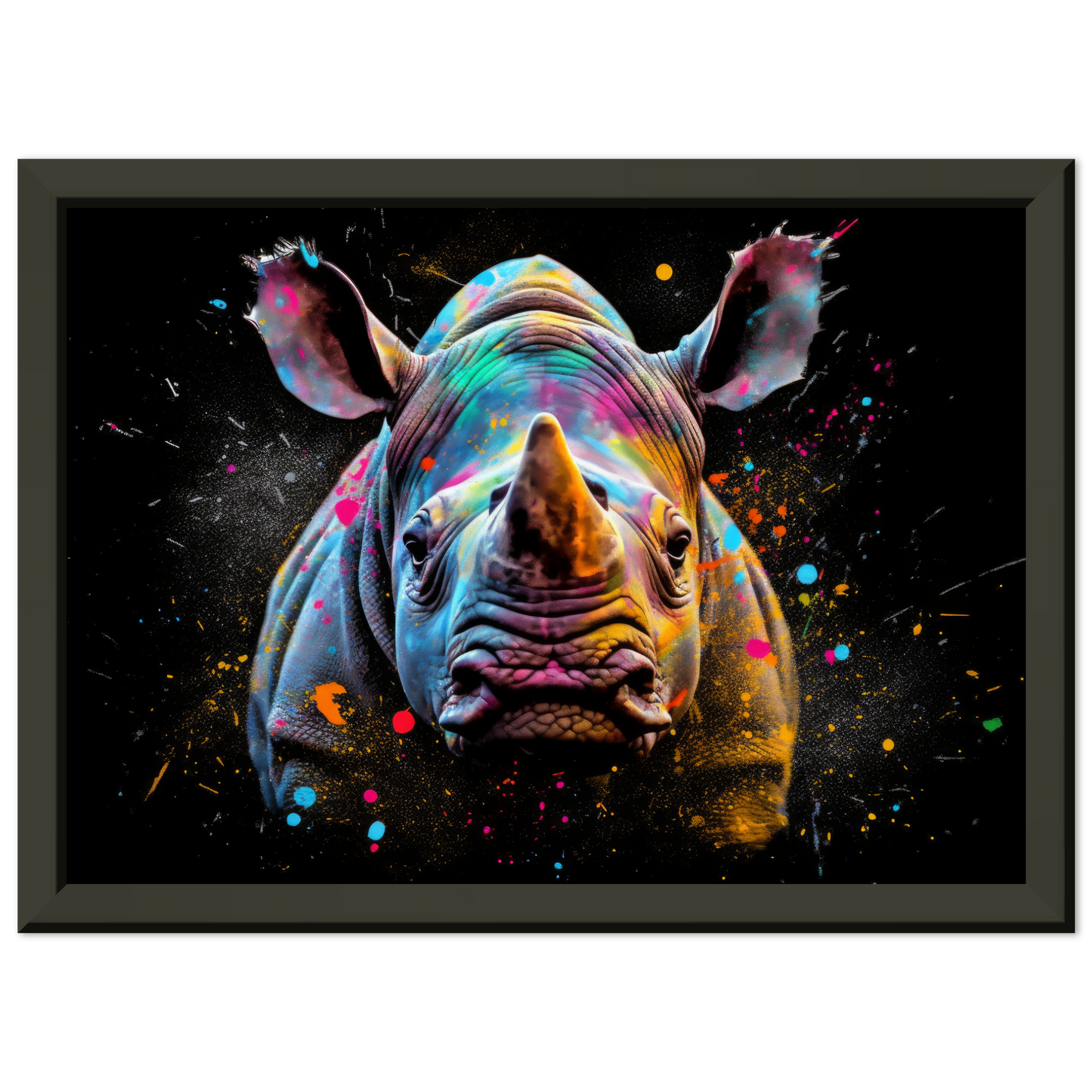 Rhinoceros pop art (WILD129)