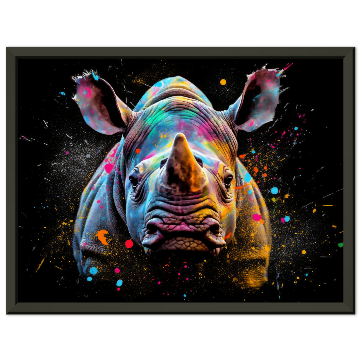 Rhinoceros pop art (WILD129)