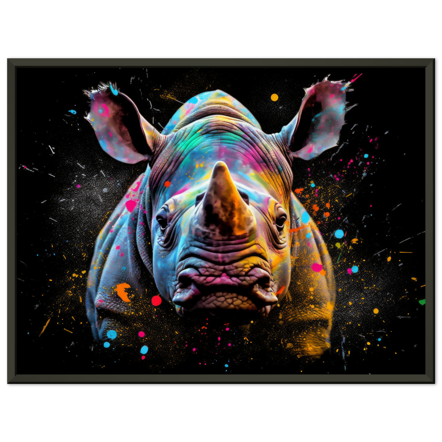 Rhinoceros pop art (WILD129)