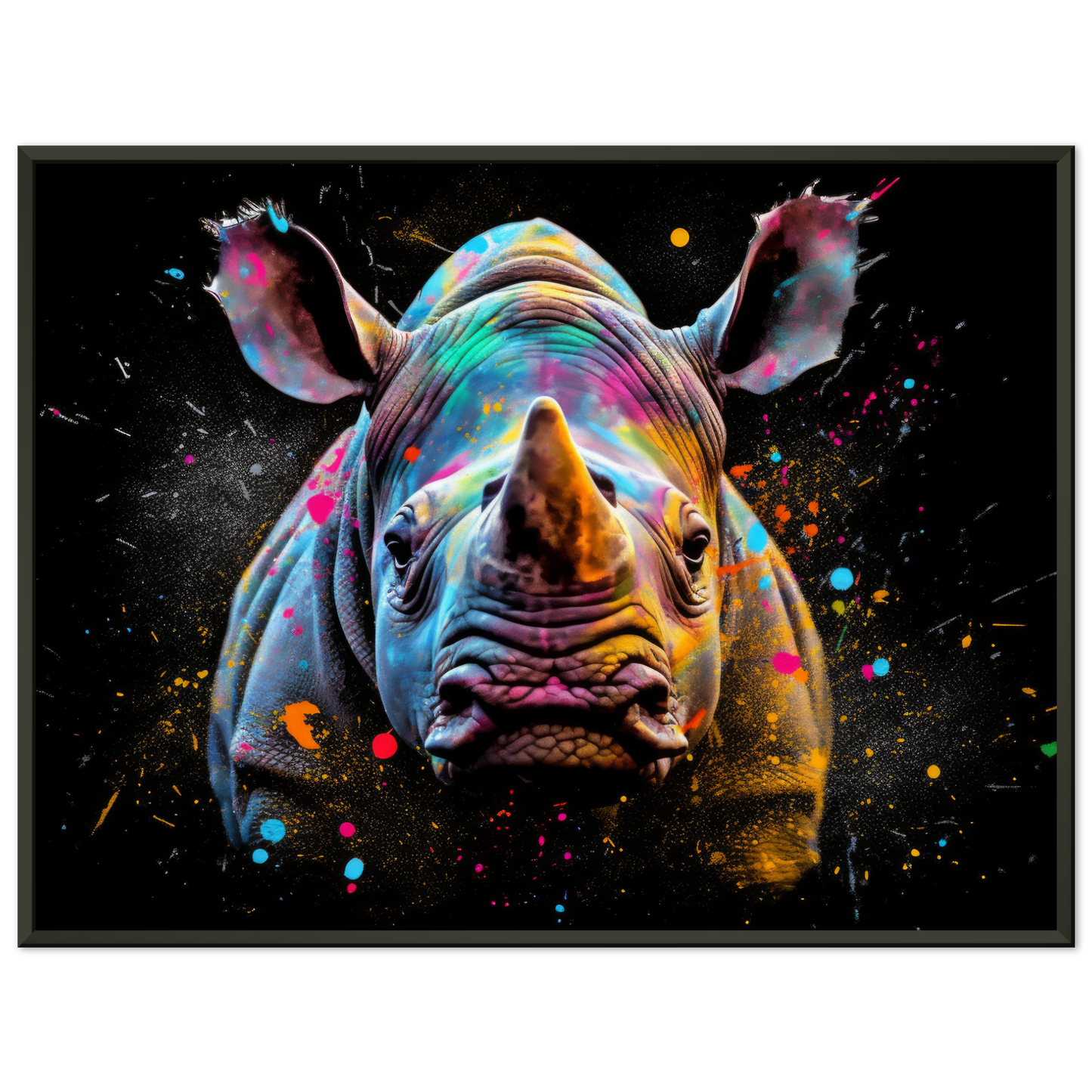 Rhinoceros pop art (WILD129)