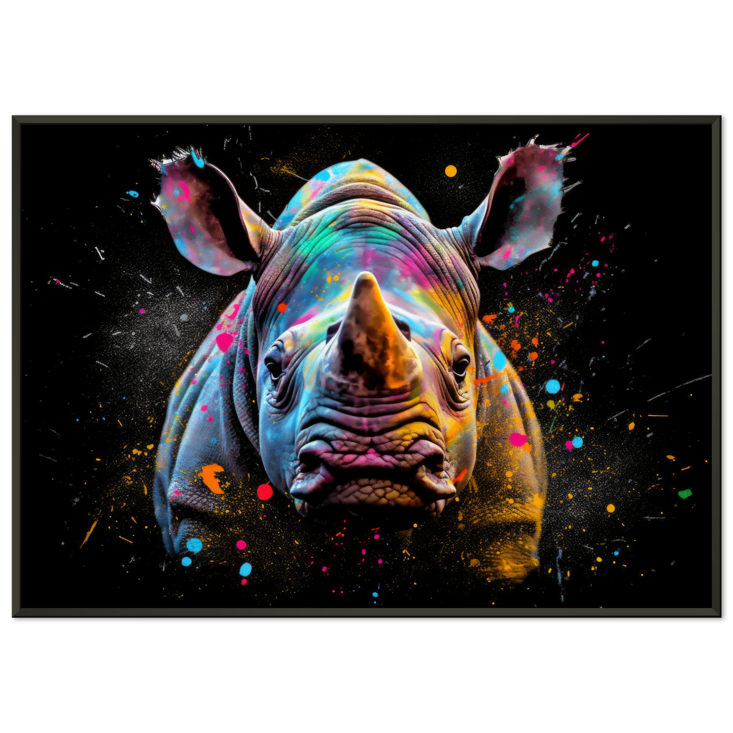 Rhinoceros pop art (WILD129)