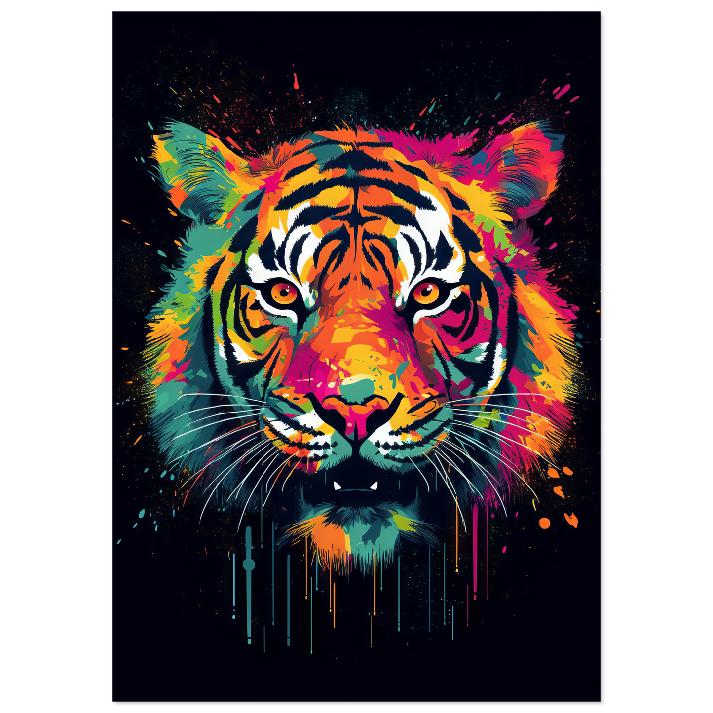 Tiger Pop-Art (WILD12)