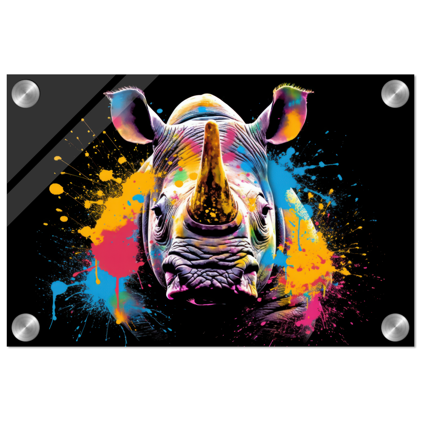 Rhinoceros pop art (WILD130)