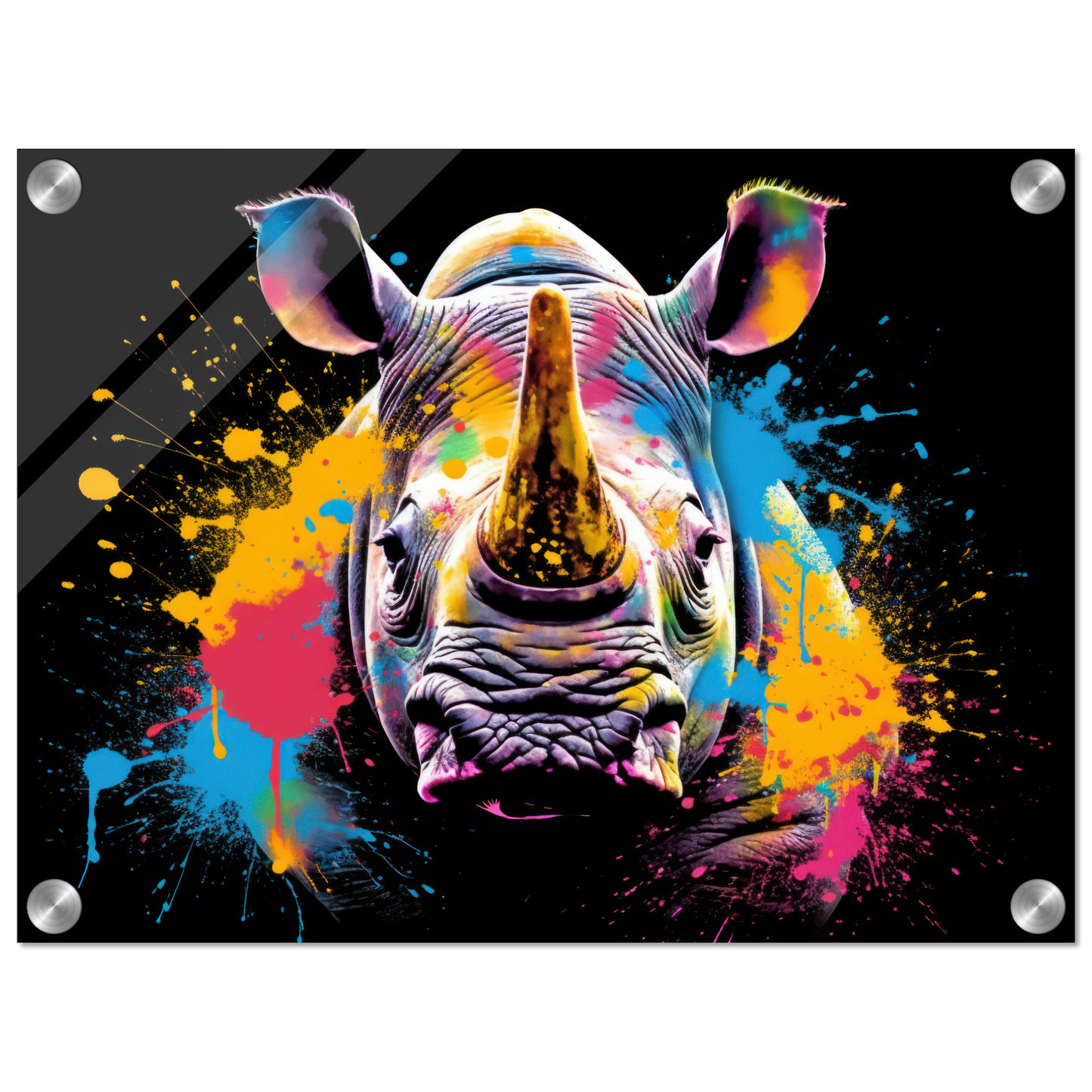 Rhinoceros pop art (WILD130)