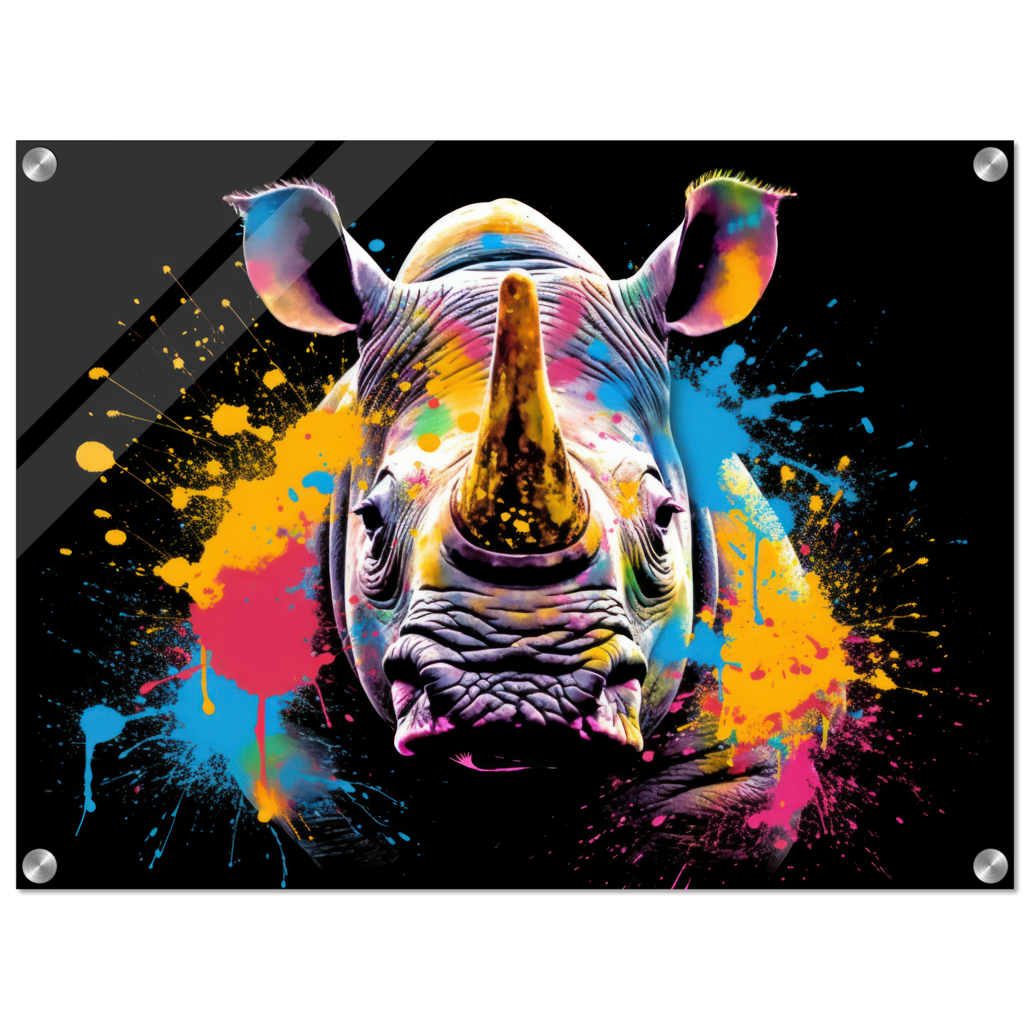 Rhinoceros pop art (WILD130)