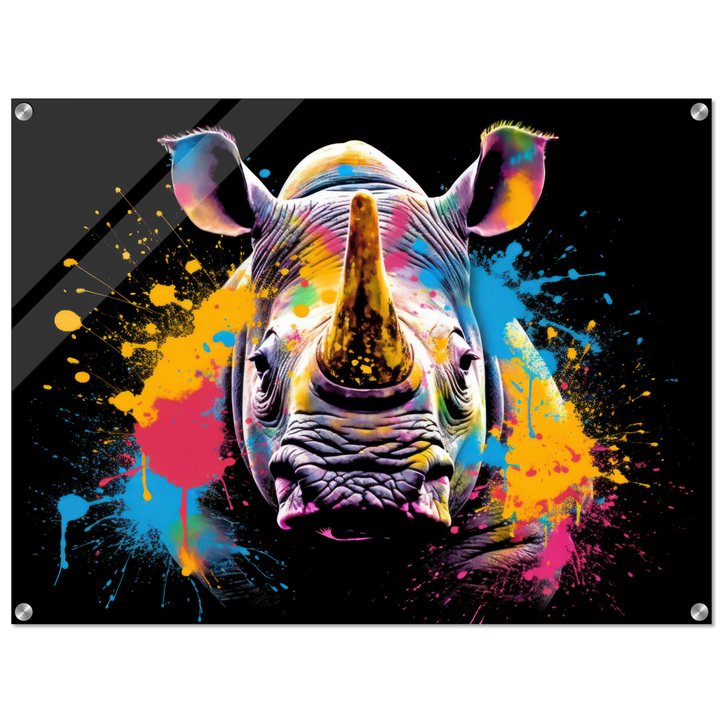 Rhinoceros pop art (WILD130)