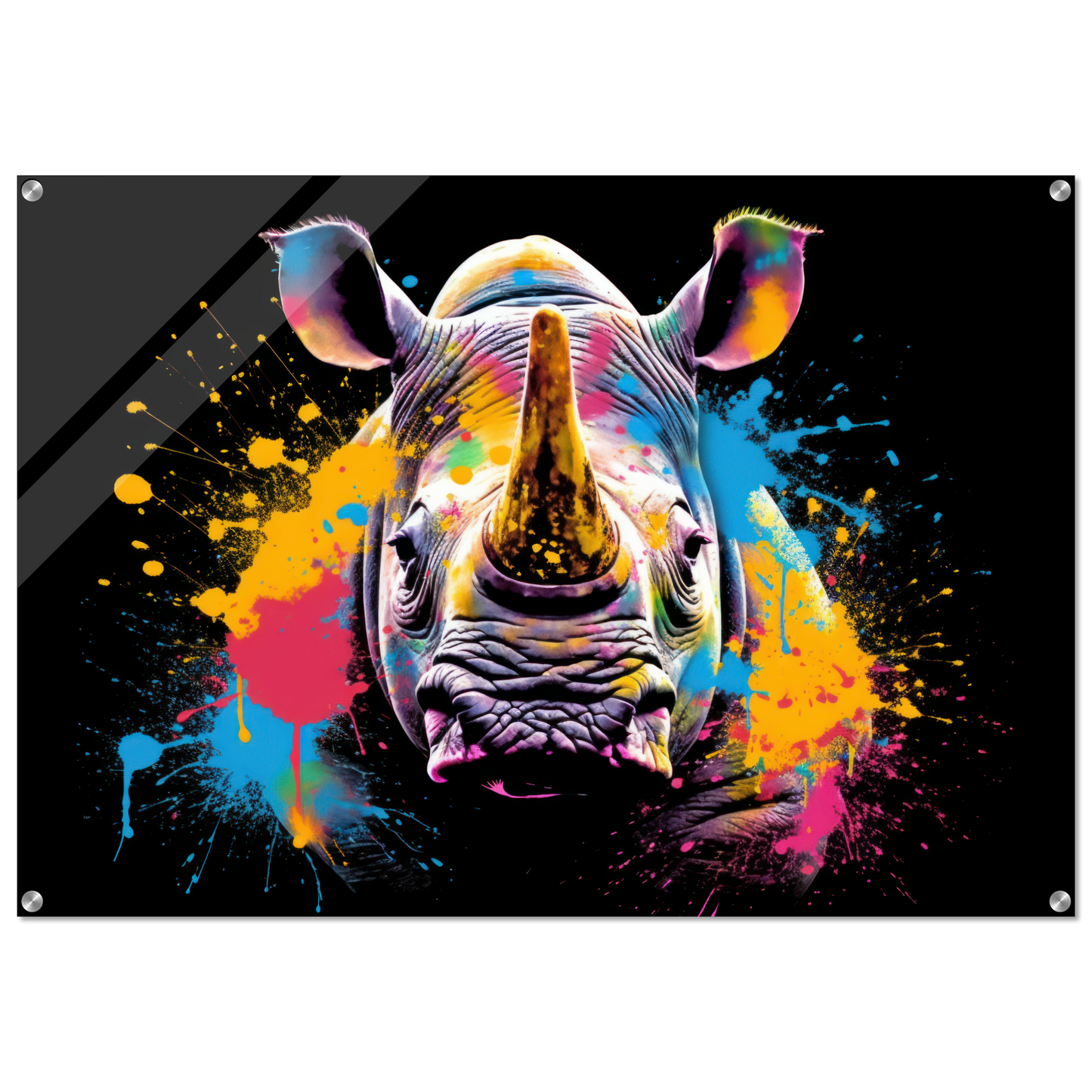 Rhinoceros pop art (WILD130)