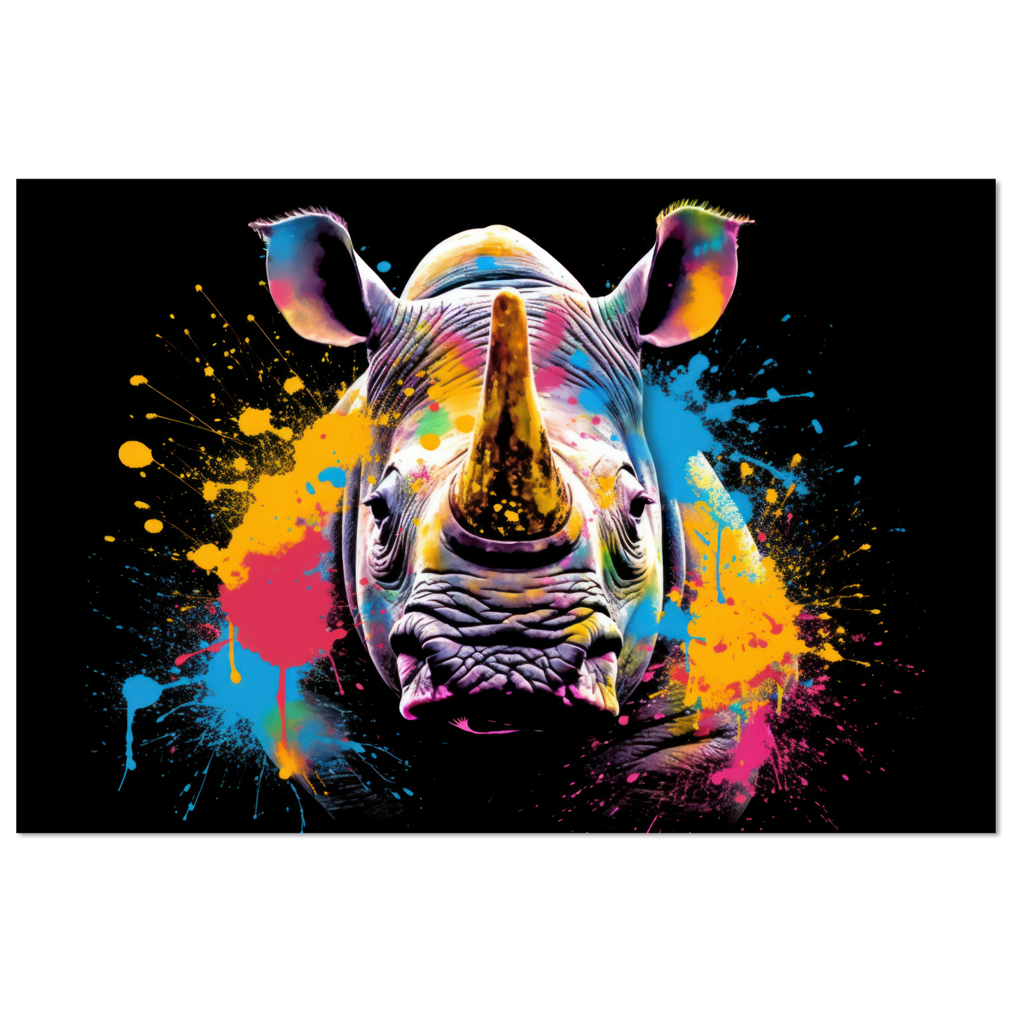 Rhinoceros pop art (WILD130)