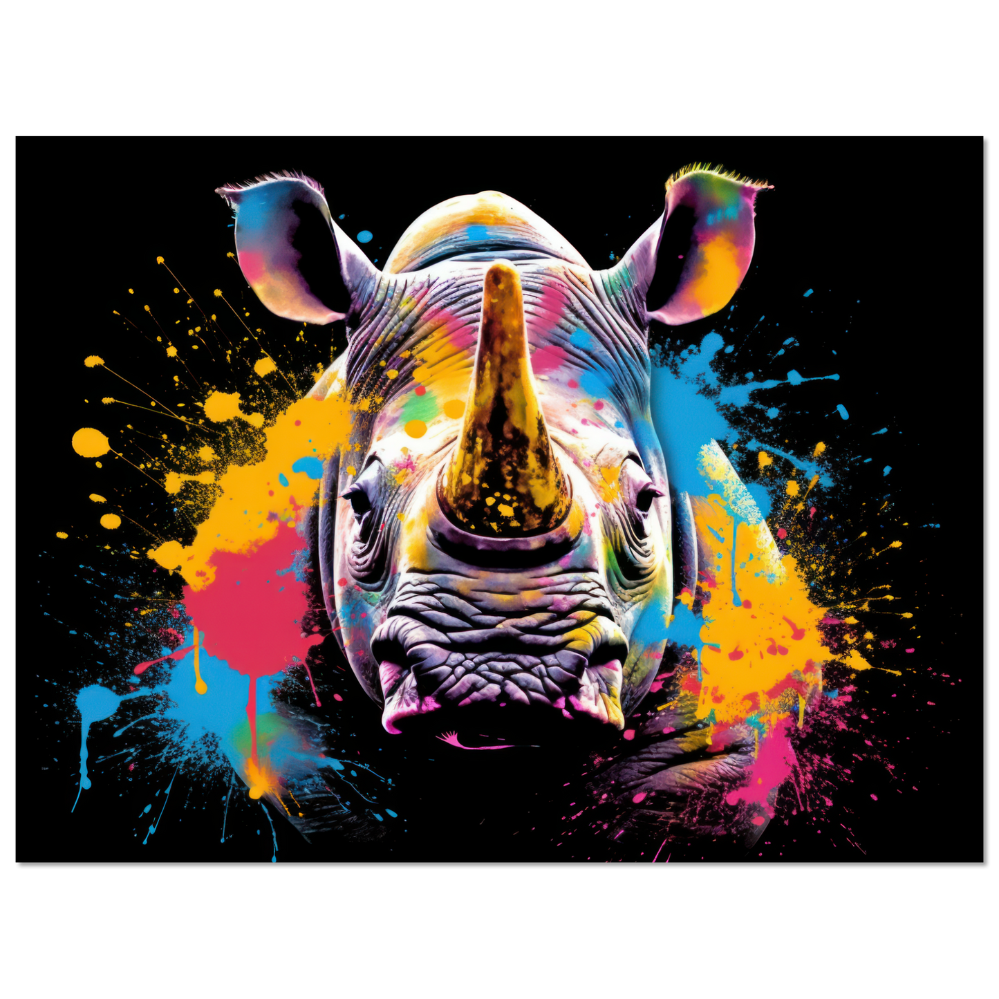 Rhinoceros pop art (WILD130)