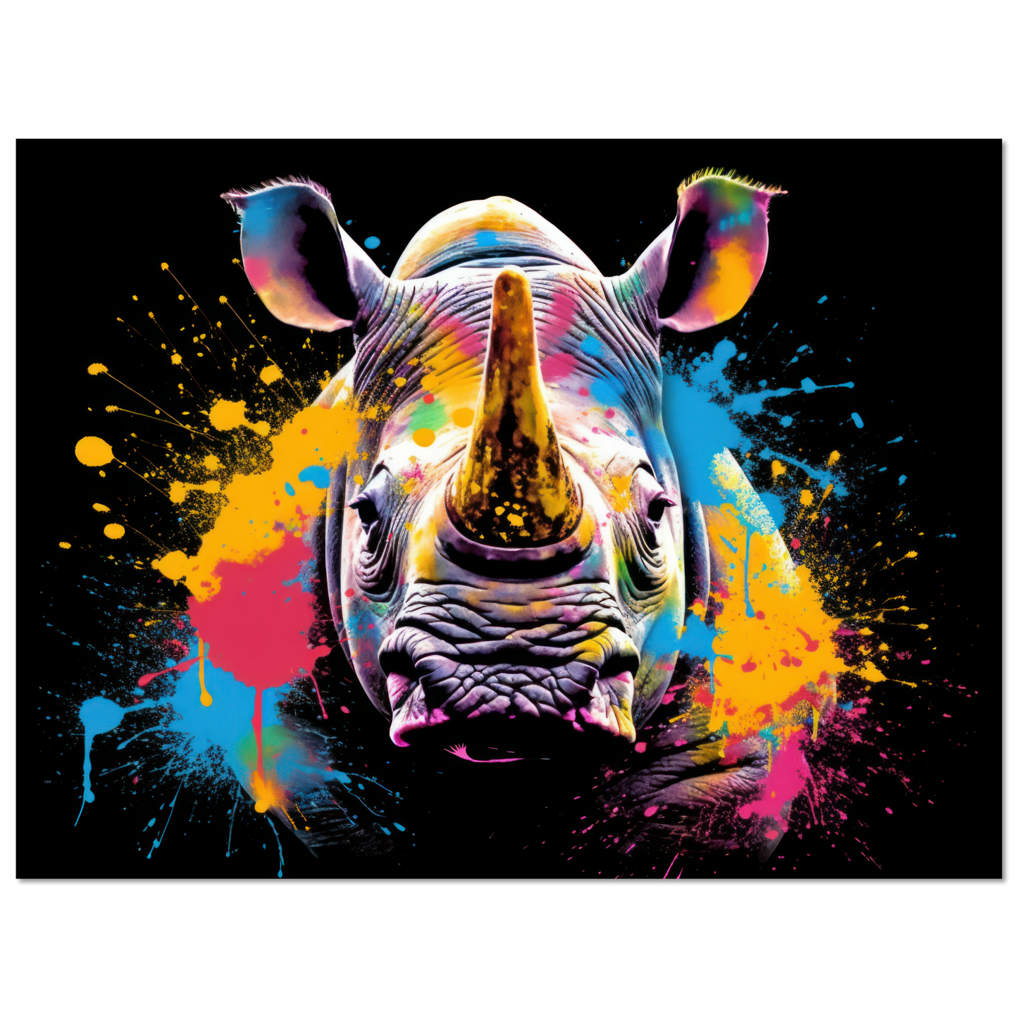 Rhinoceros pop art (WILD130)