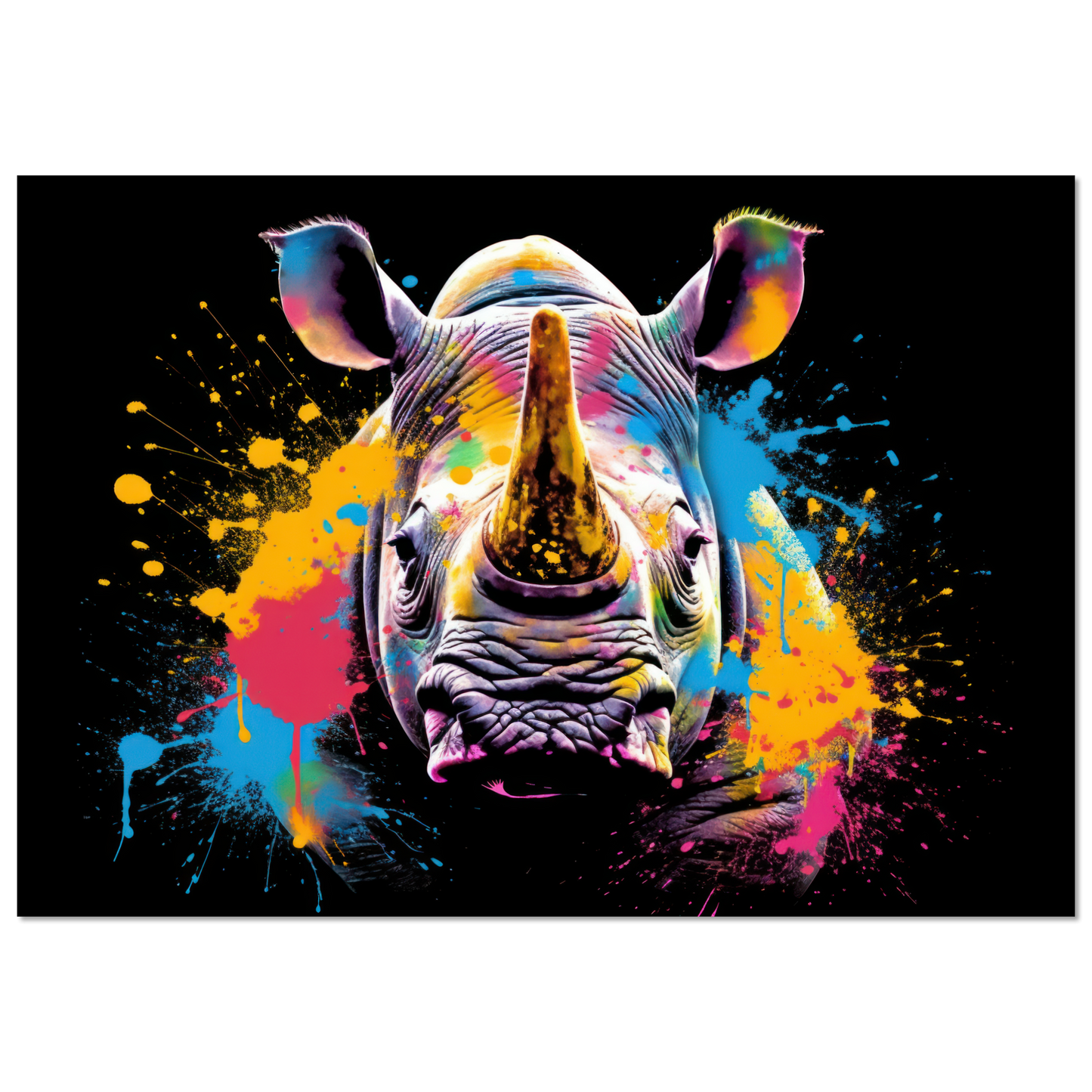 Rhinoceros pop art (WILD130)