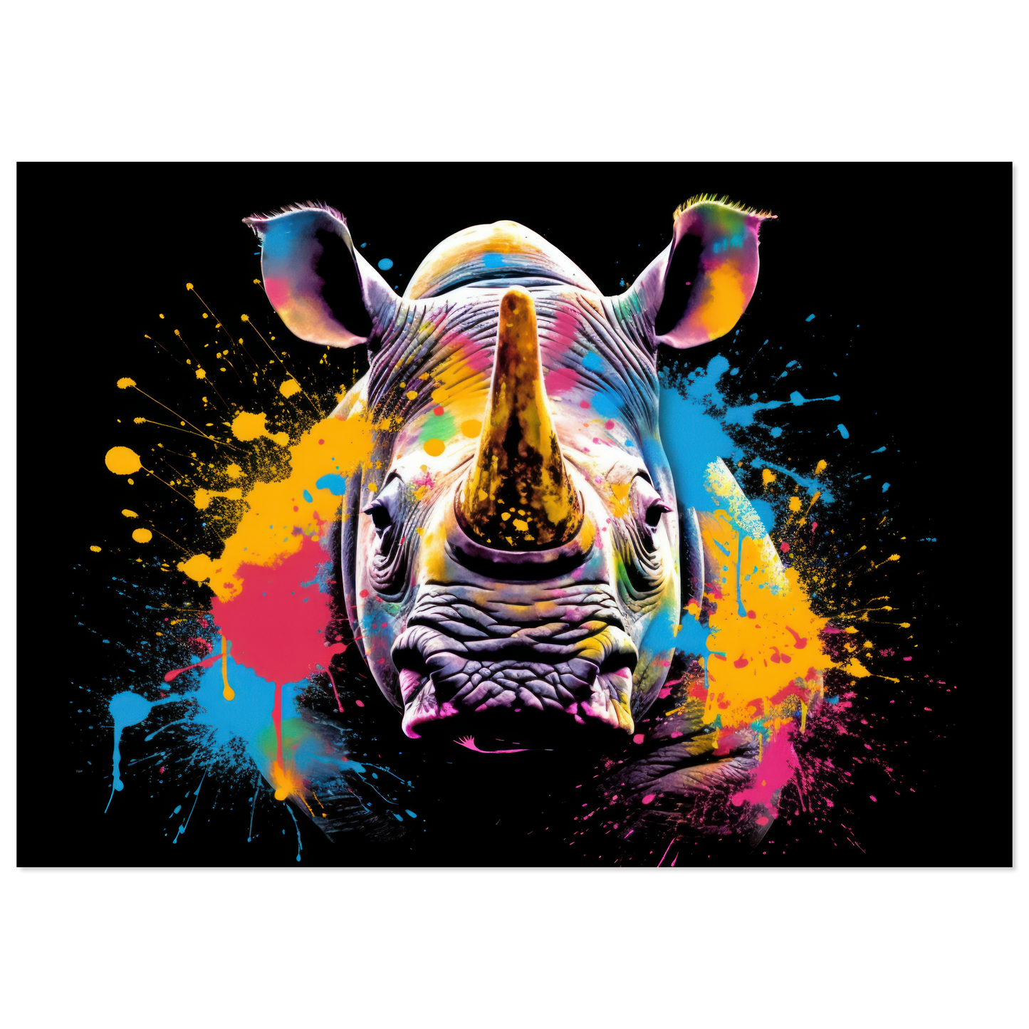 Rhinoceros pop art (WILD130)