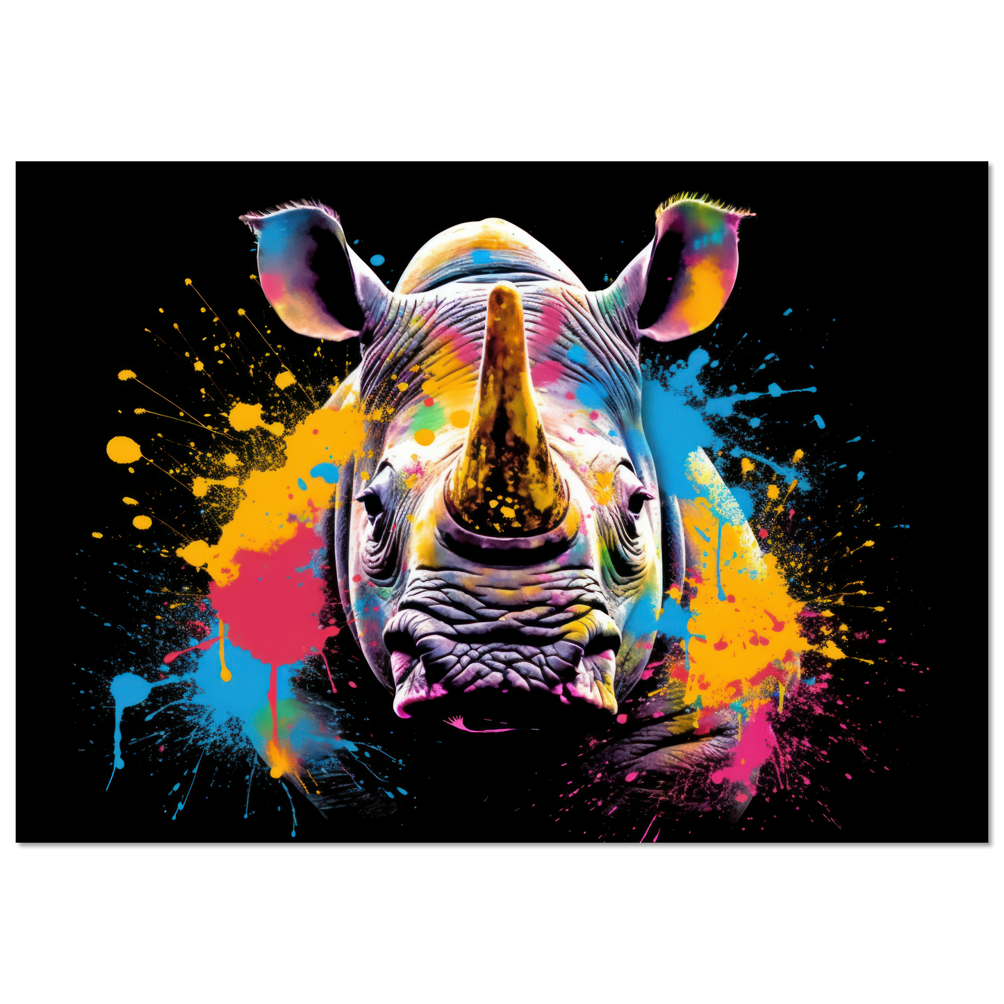 Rhinoceros pop art (WILD130)