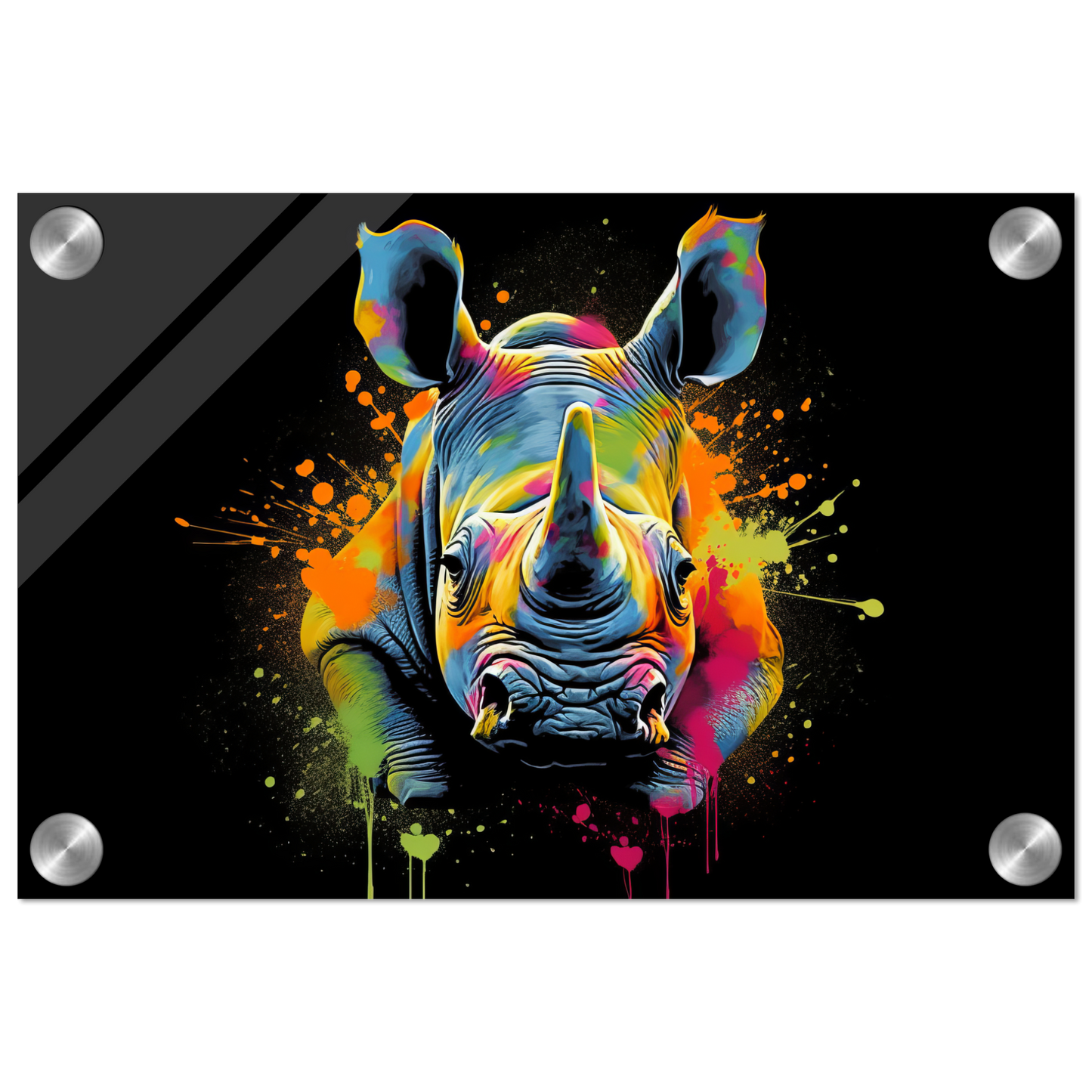 Rhinoceros pop art (WILD131)