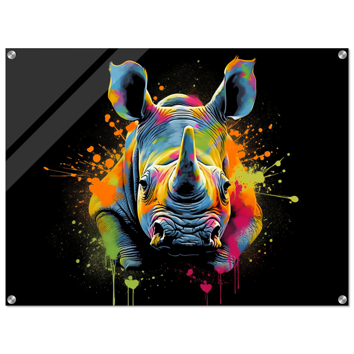 Rhinoceros pop art (WILD131)