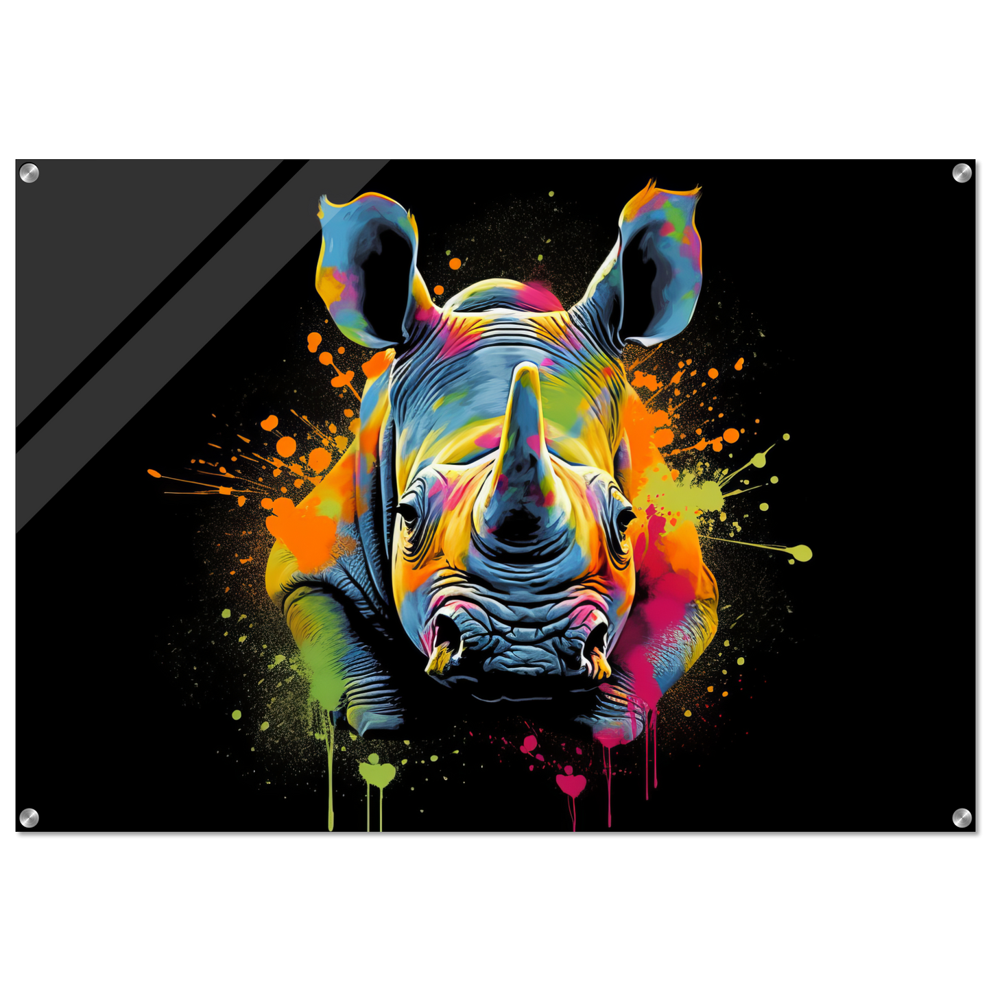 Rhinoceros pop art (WILD131)
