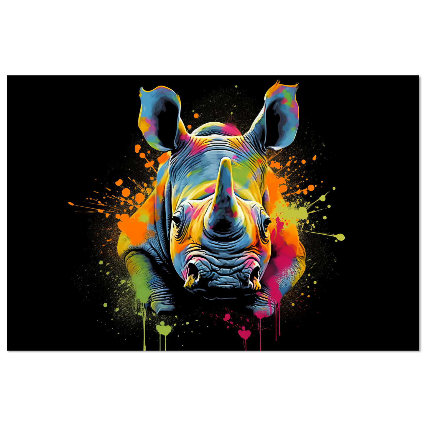 Rhinoceros pop art (WILD131)