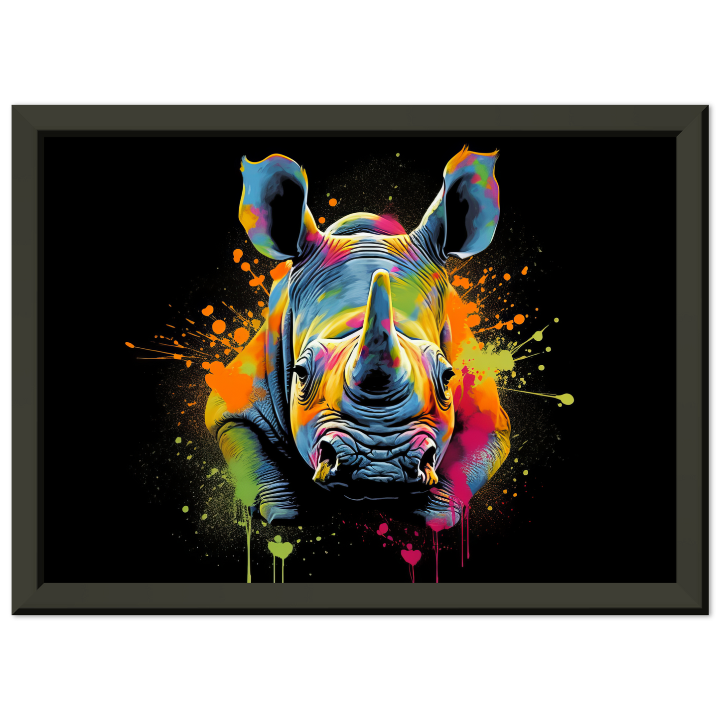 Rhinoceros pop art (WILD131)