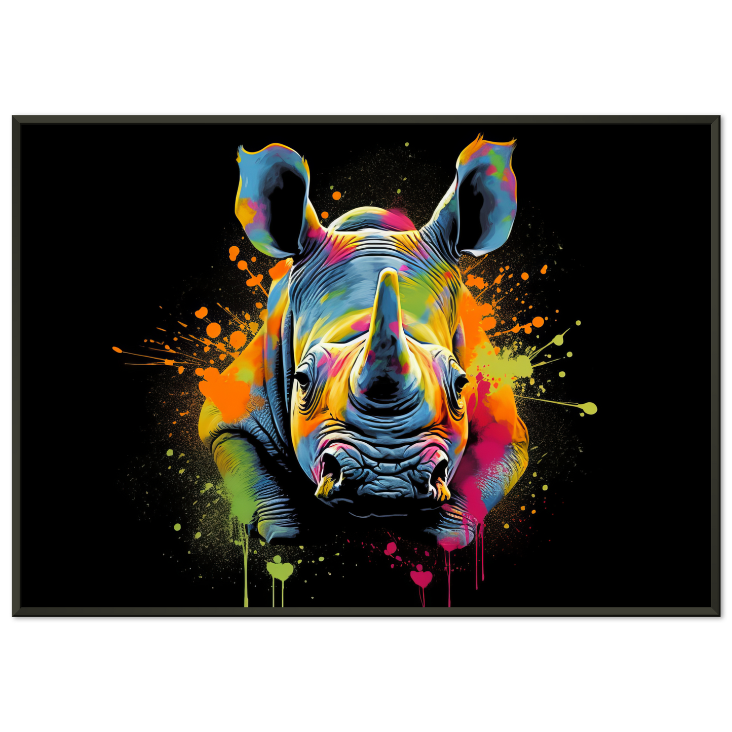 Rhinoceros pop art (WILD131)