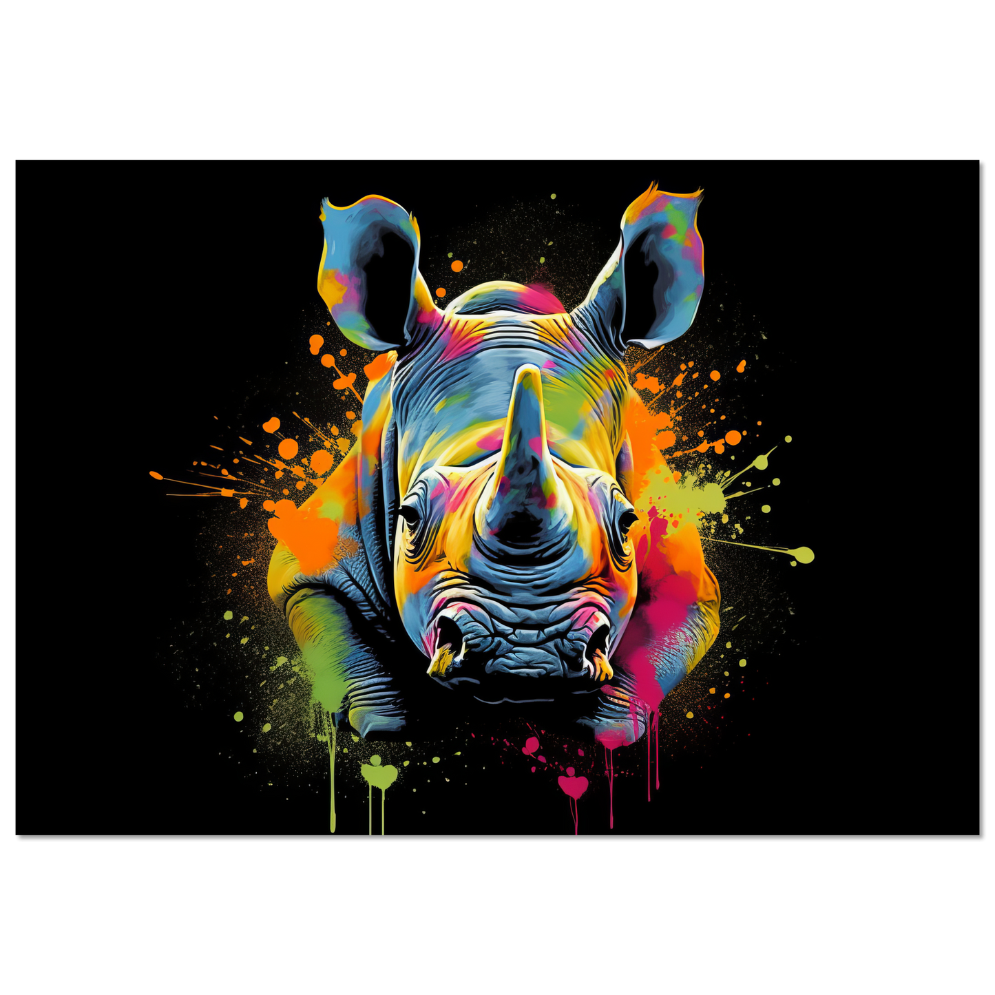 Rhinoceros pop art (WILD131)