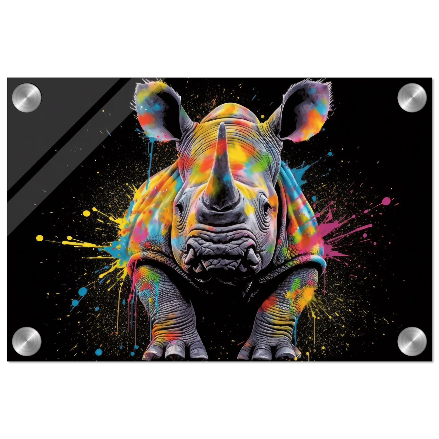 Rhinoceros pop art (WILD132)