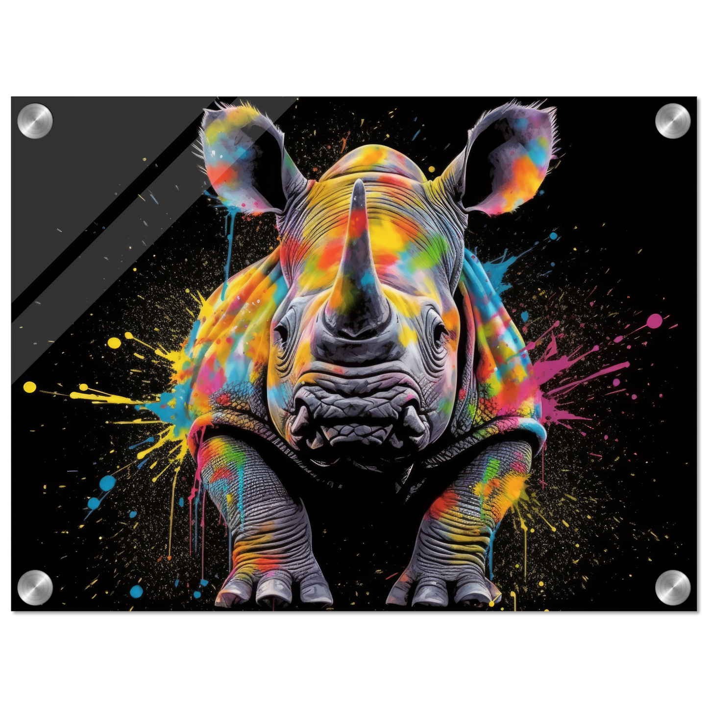 Rhinoceros pop art (WILD132)