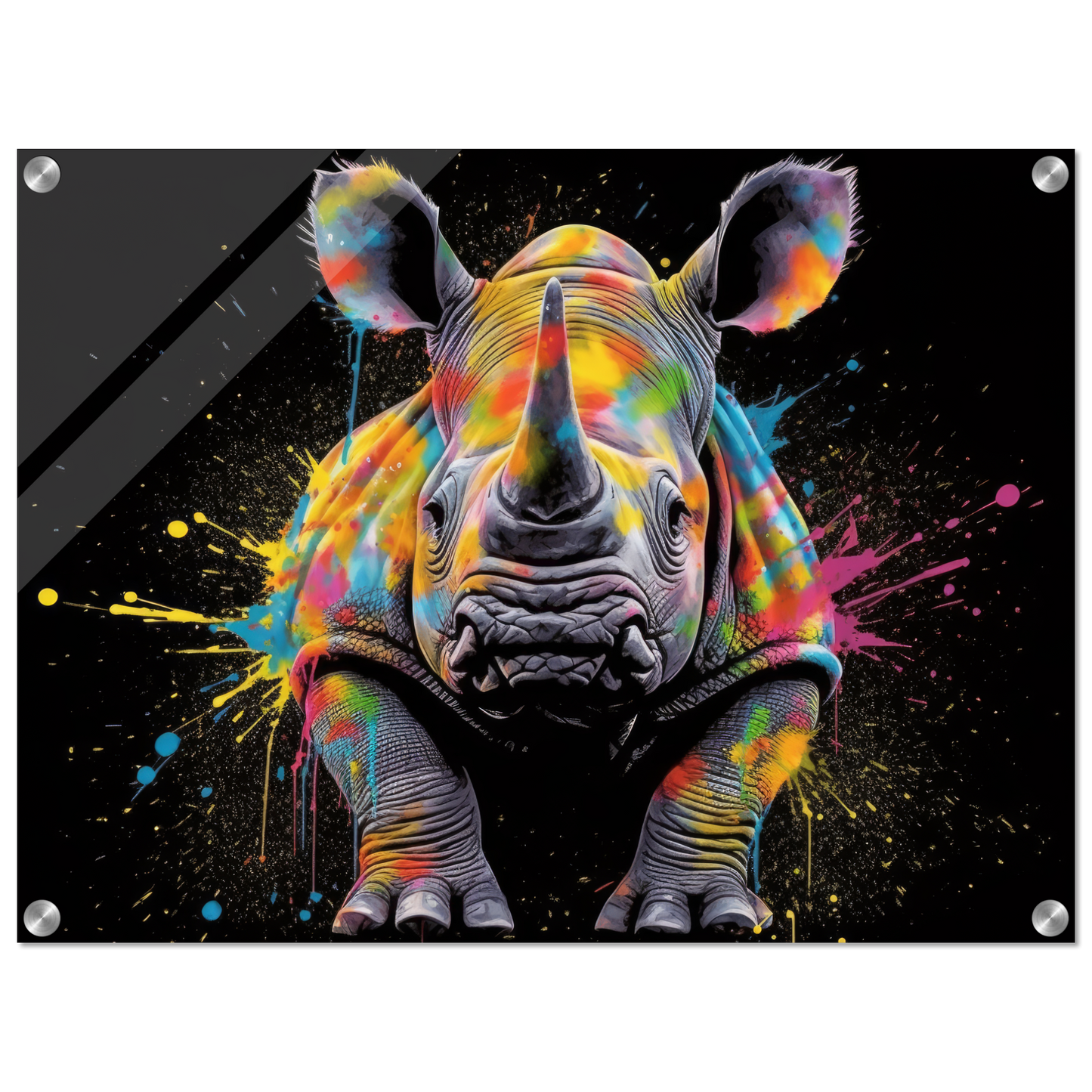 Rhinoceros pop art (WILD132)