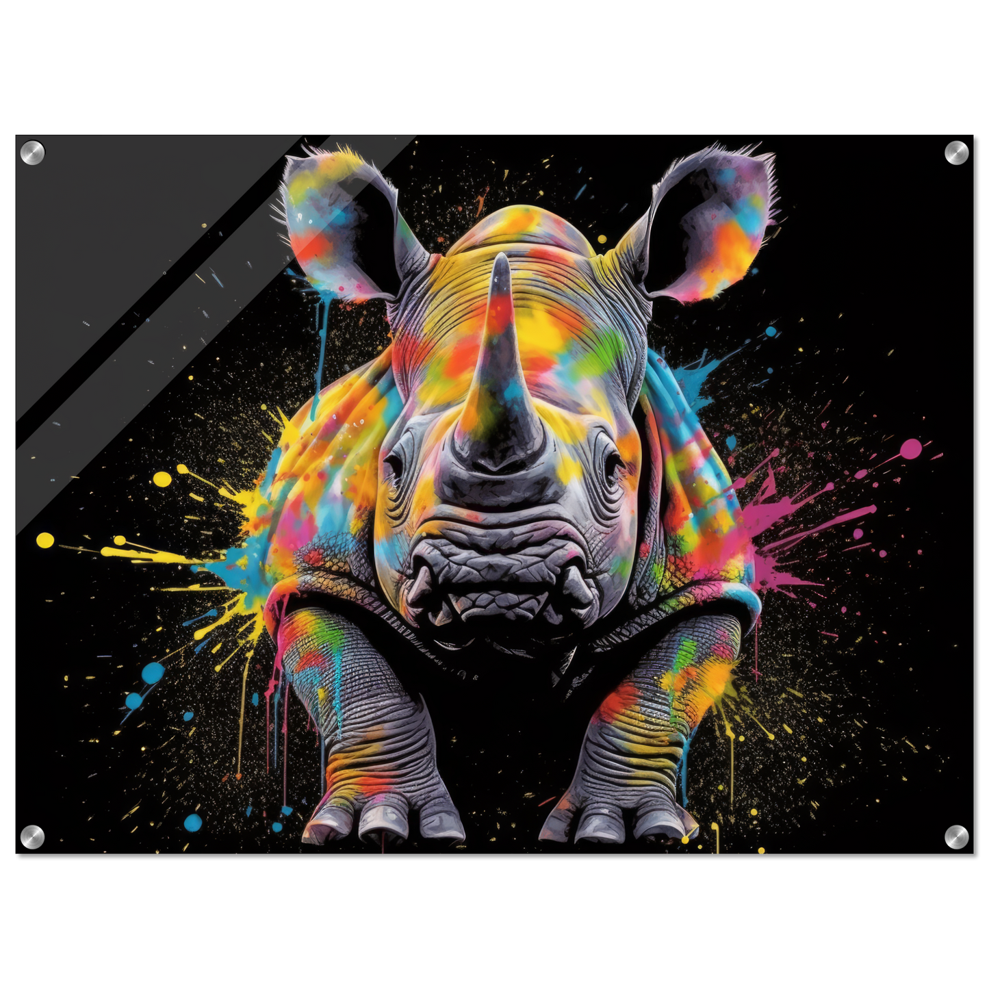 Rhinoceros pop art (WILD132)