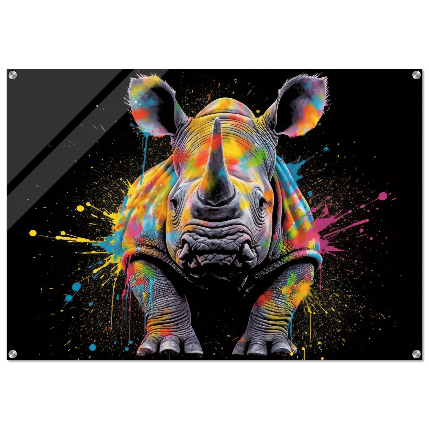 Rhinoceros pop art (WILD132)