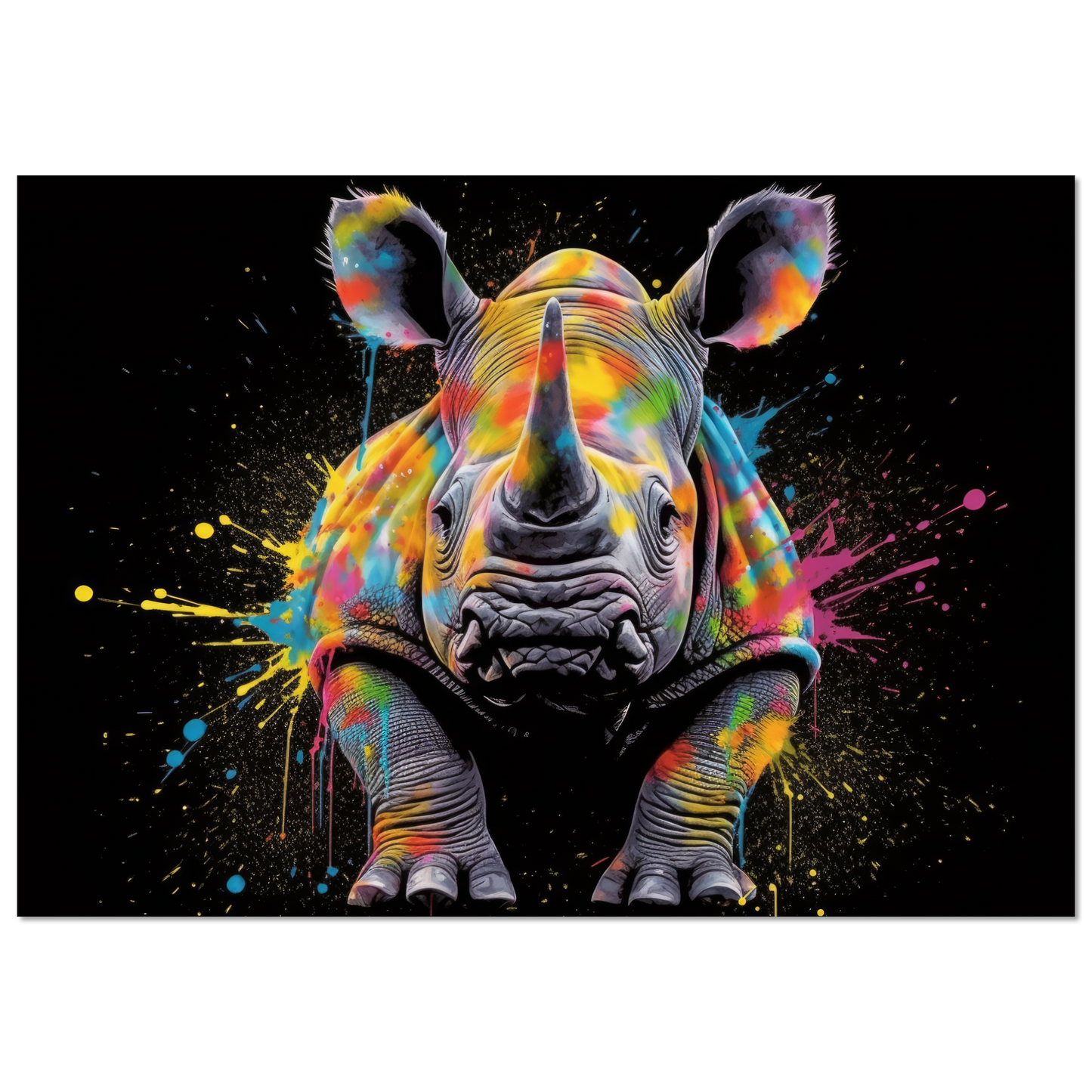 Rhinoceros pop art (WILD132)