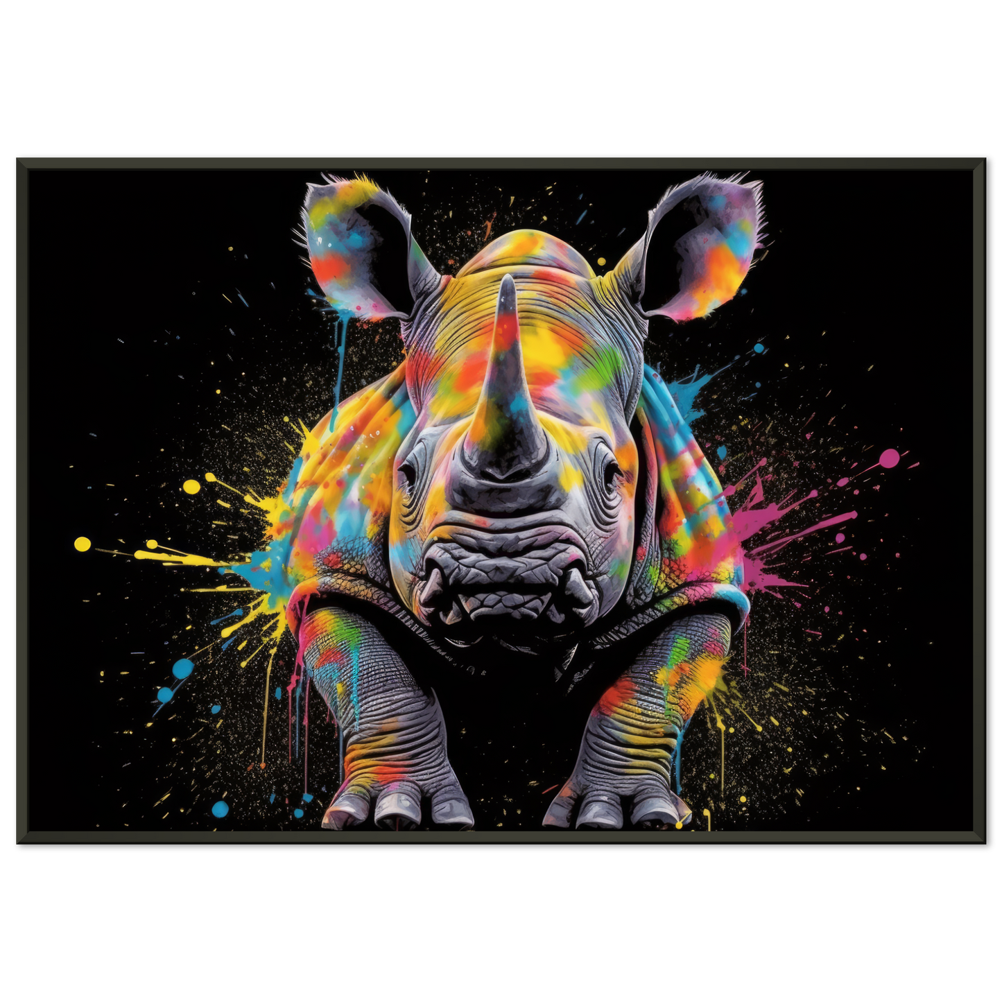 Rhinoceros pop art (WILD132)