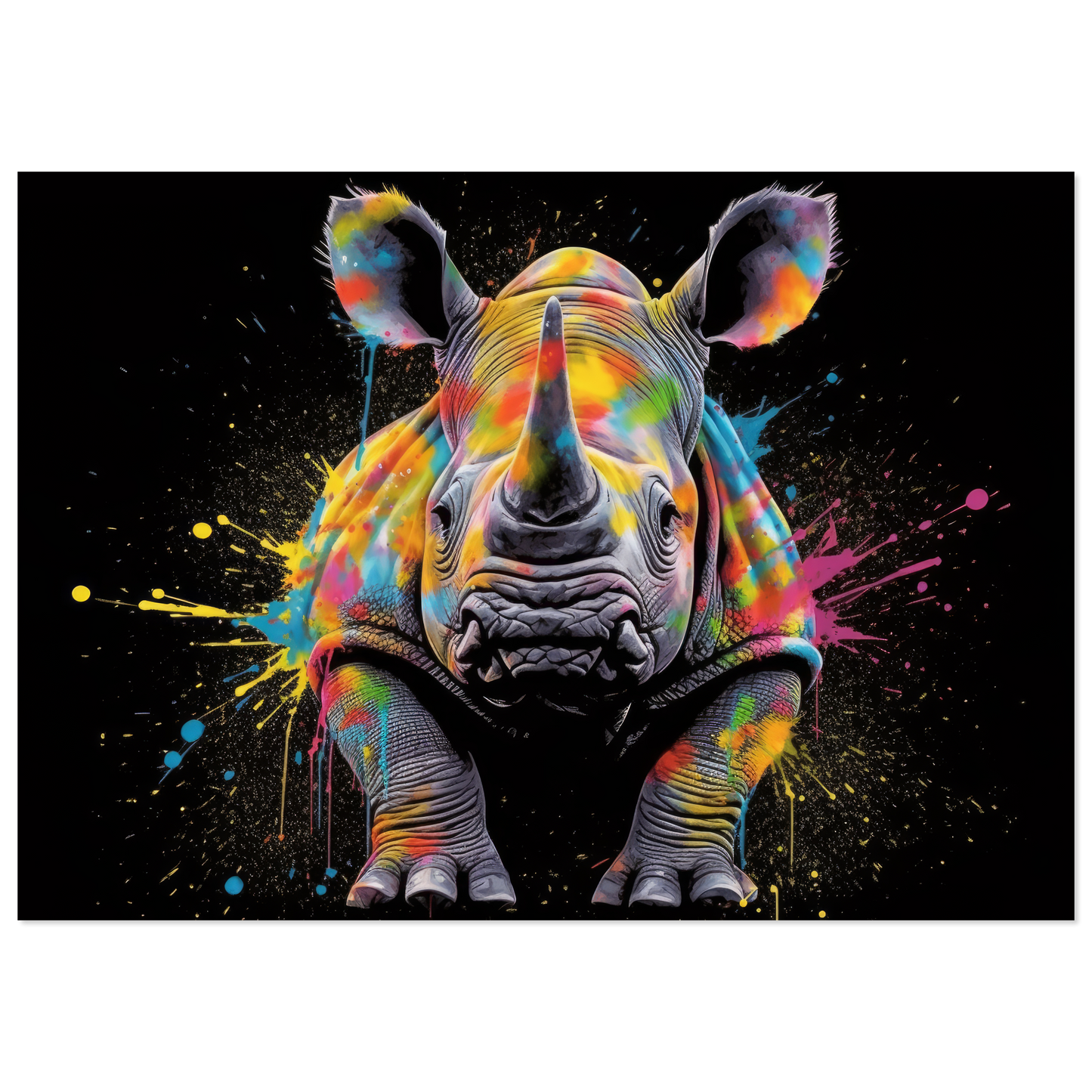 Rhinoceros pop art (WILD132)
