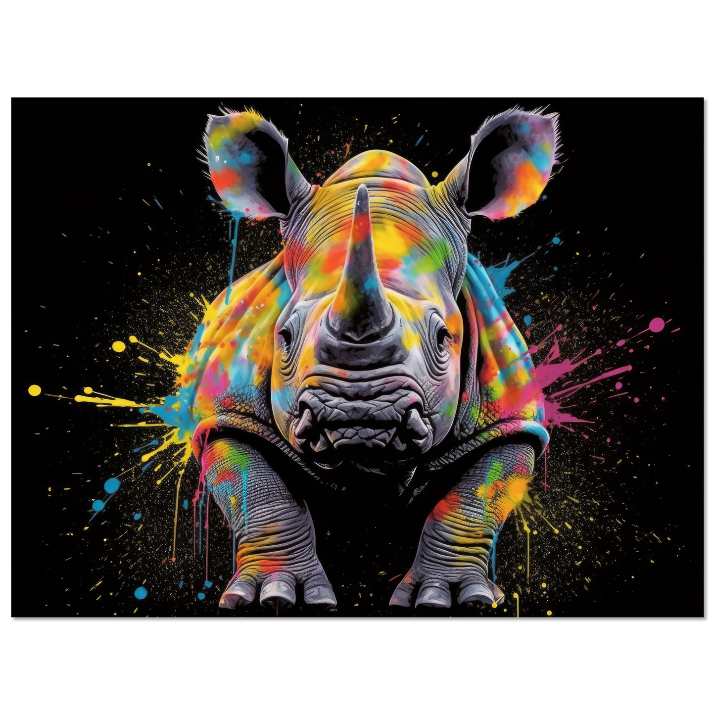 Rhinoceros pop art (WILD132)