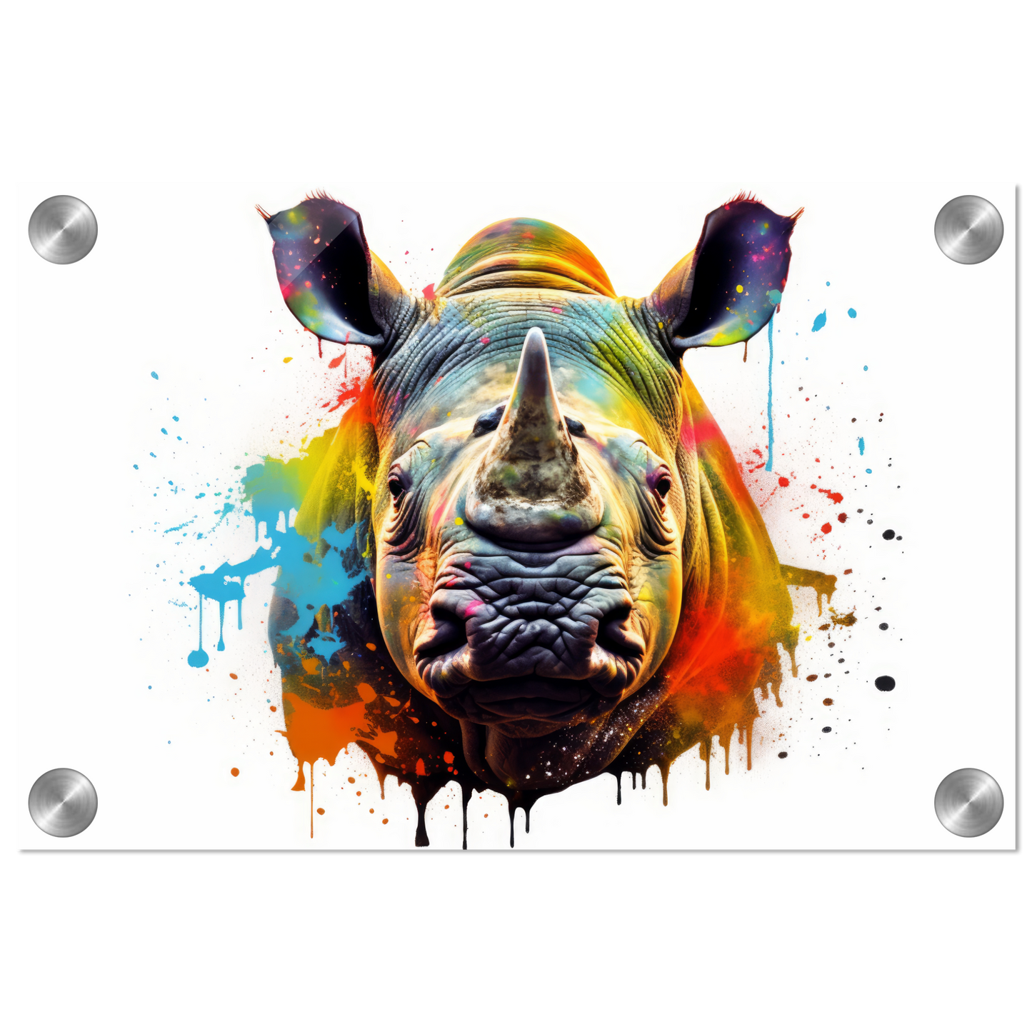 Rhinoceros pop art (WILD134)